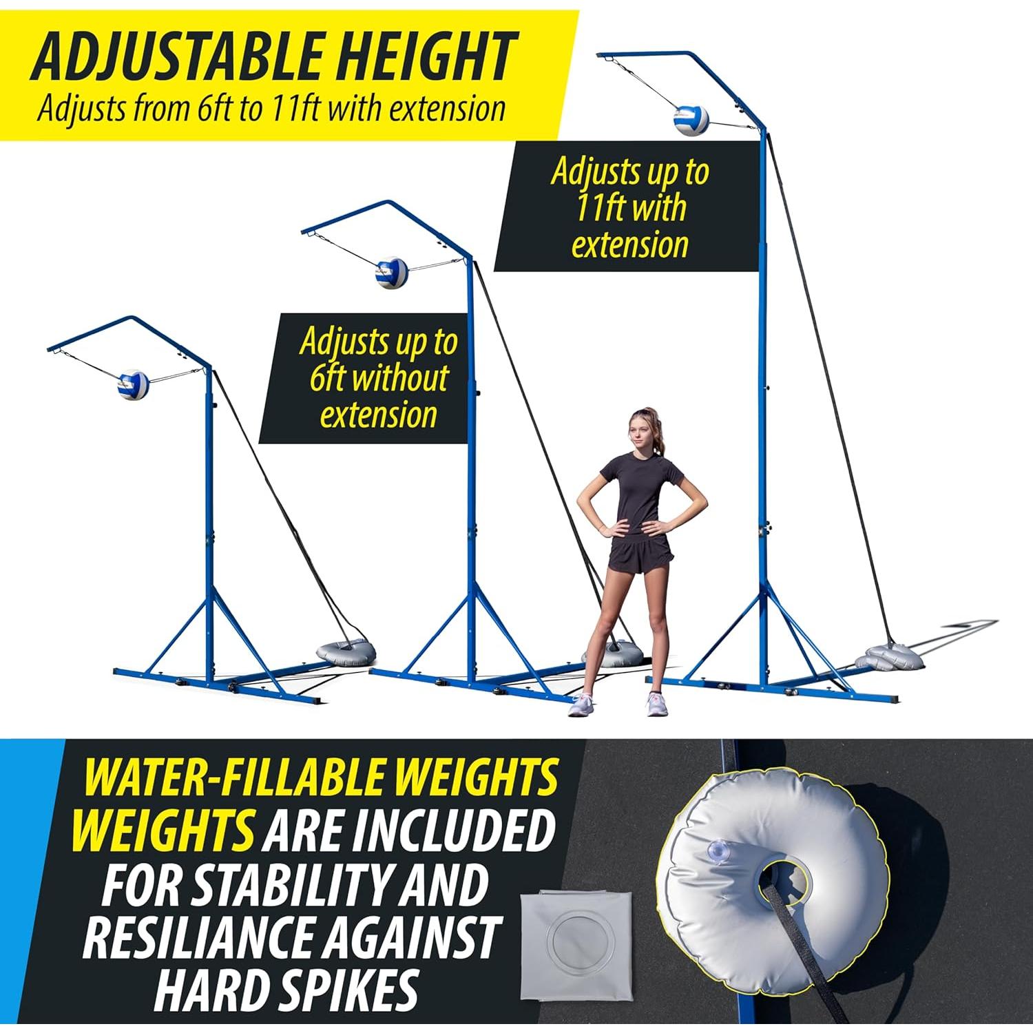 Entrenador de Remate de Voleibol CUALQUIER DEPORTE Thunder Striker