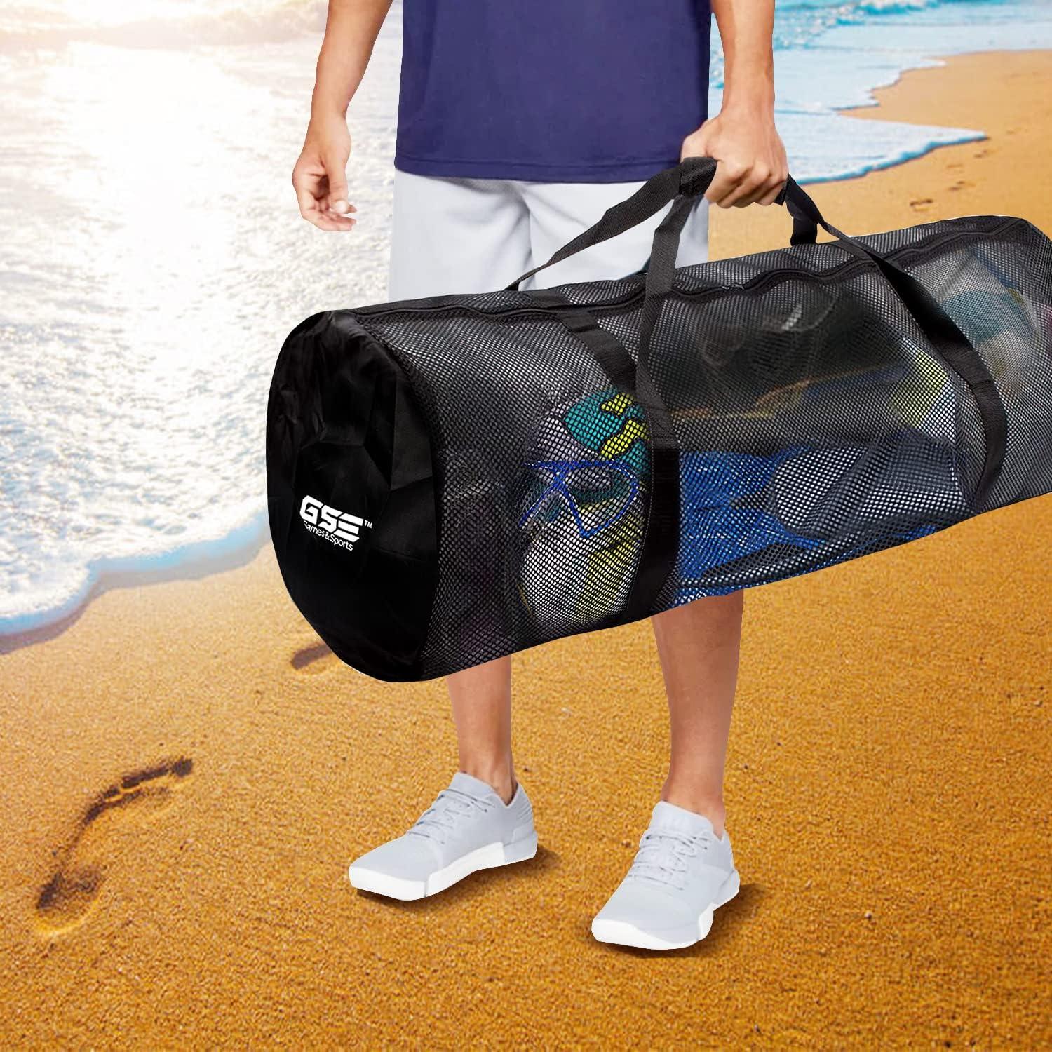 Bolsa de Deporte de Malla GSE 91.4x38.6cm Negra Resistente