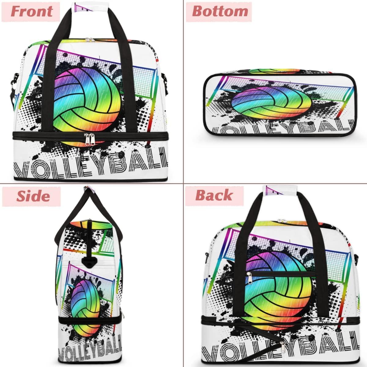 Bolsa de Gimnasio Deportiva Impermeable 50x20x46cm - Voleibol