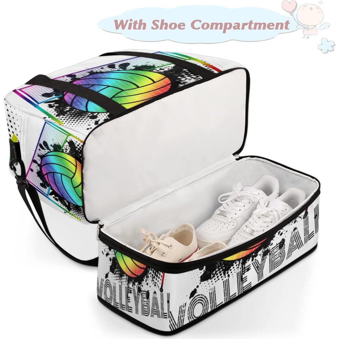 Bolsa de Gimnasio Deportiva Impermeable 50x20x46cm - Voleibol