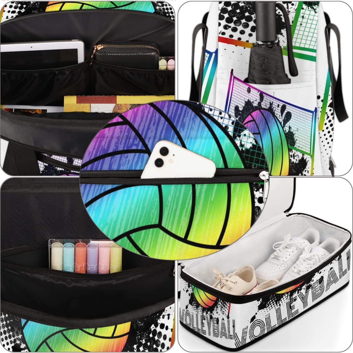 Bolsa de Gimnasio Deportiva Impermeable 50x20x46cm - Voleibol