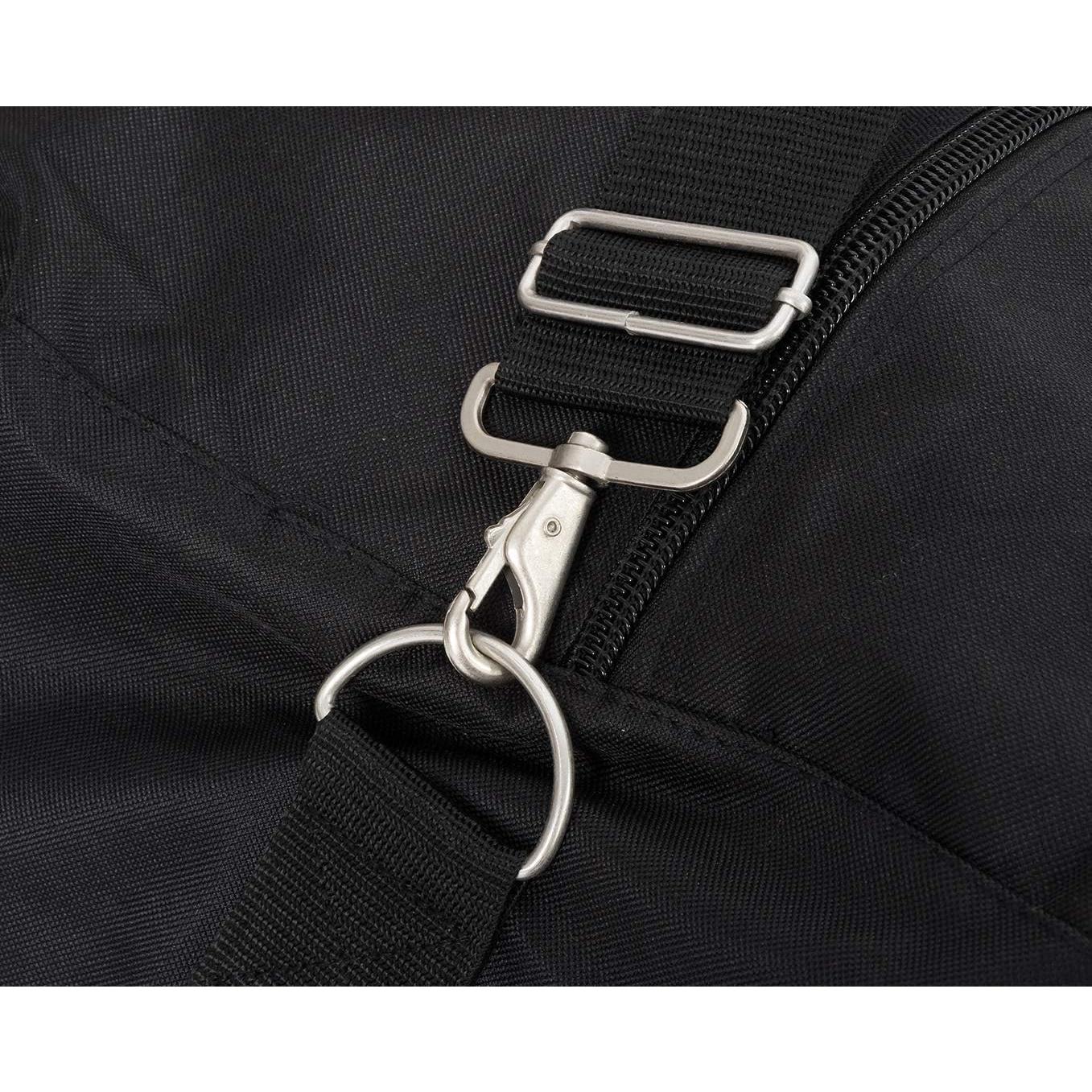 Bolsa de viaje duffel grande carga pesada negra 91.44 cm