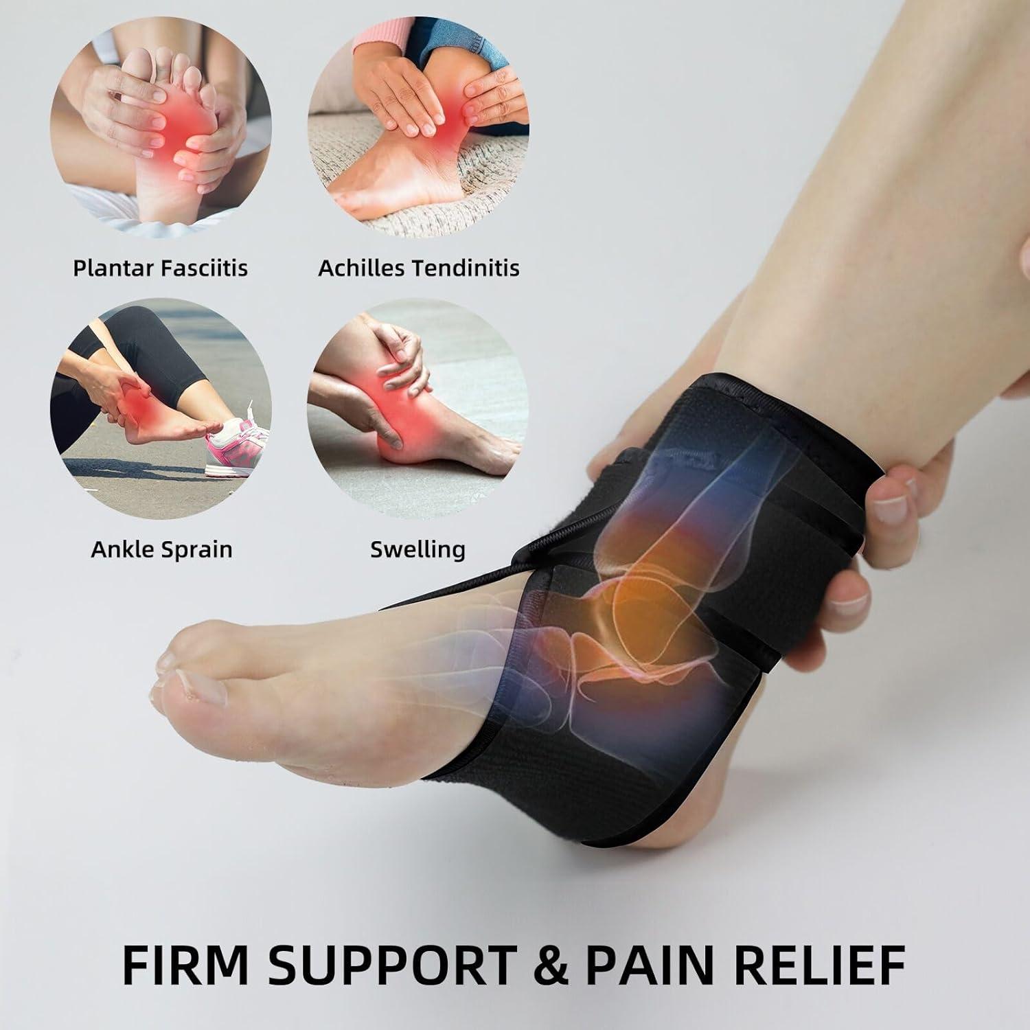 Soporte de Tobillo Elástico MKEFMEI Ajustable Unisex para Esguince
