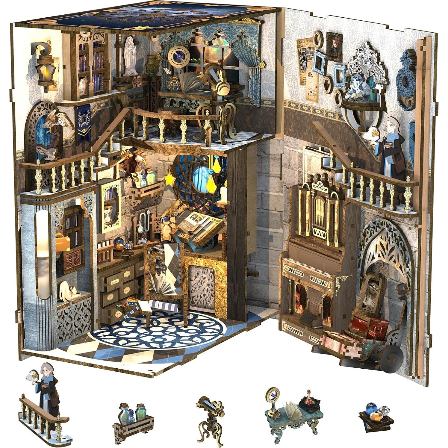 KIT Nook de Libro CUTEBEE Sala Común Nebulosa DIY 1,05 kg