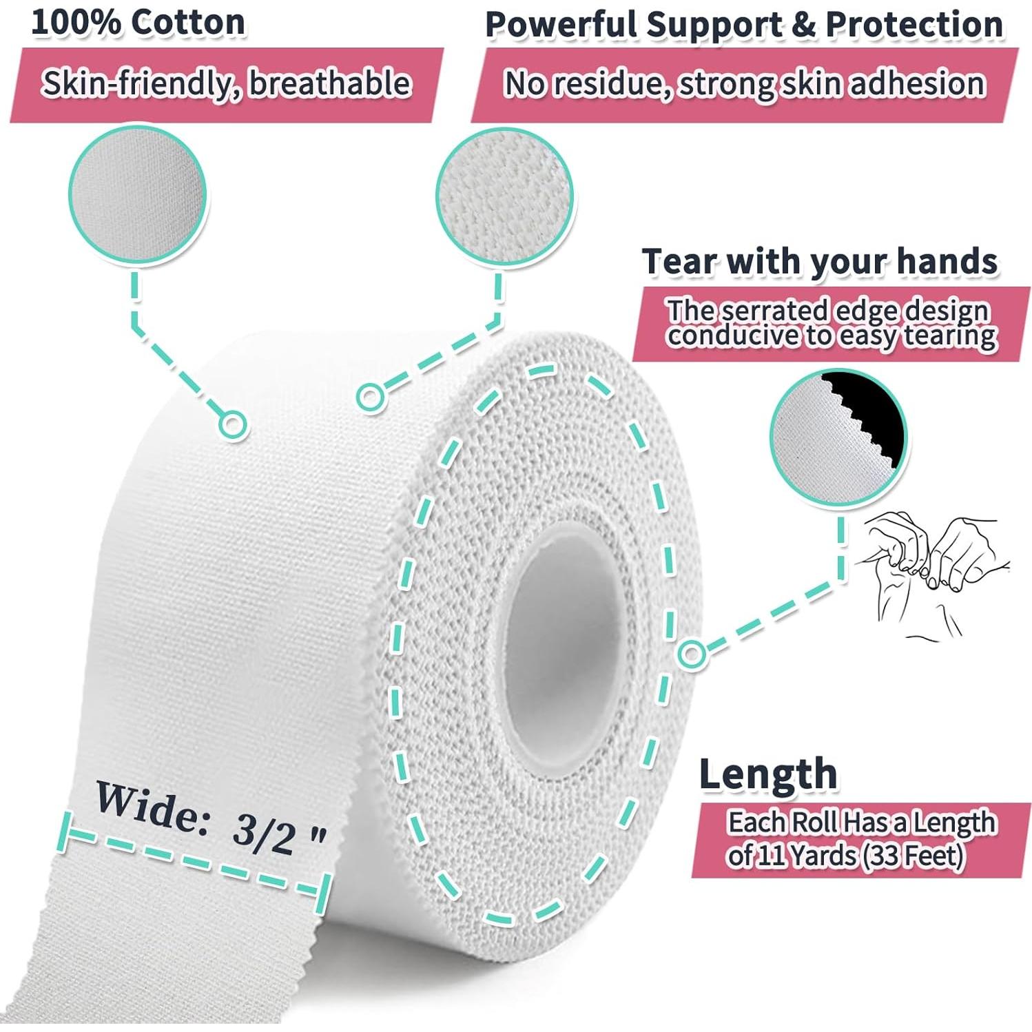 Cinta Atlética Energía Inigualable 2 Rollos Blanca 10.06m