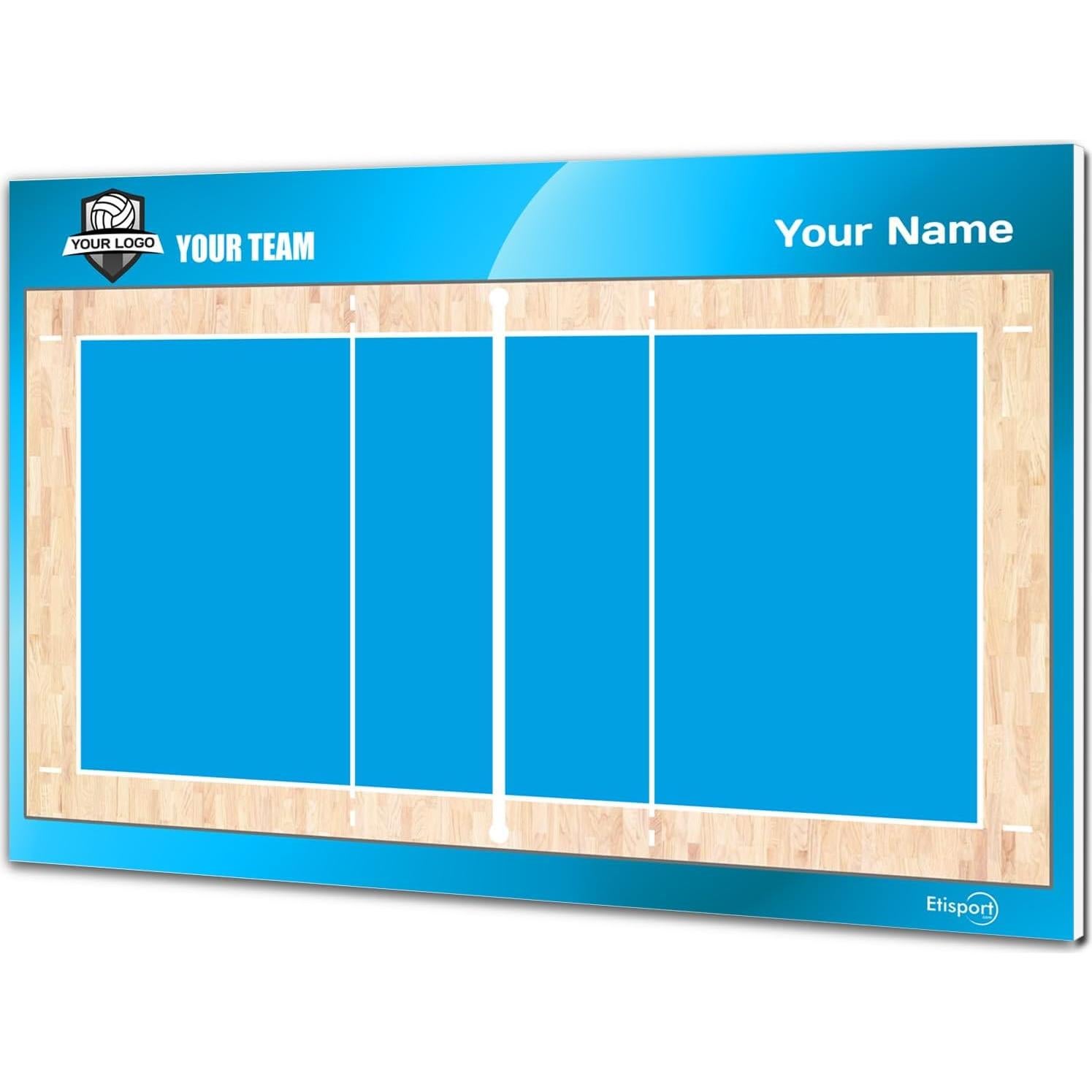 Tablero Táctico de Voleibol Etisport Doble Cara 30.5x20.5cm