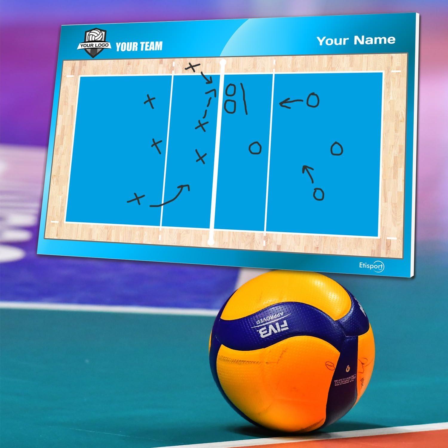 Tablero Táctico de Voleibol Etisport Doble Cara 30.5x20.5cm
