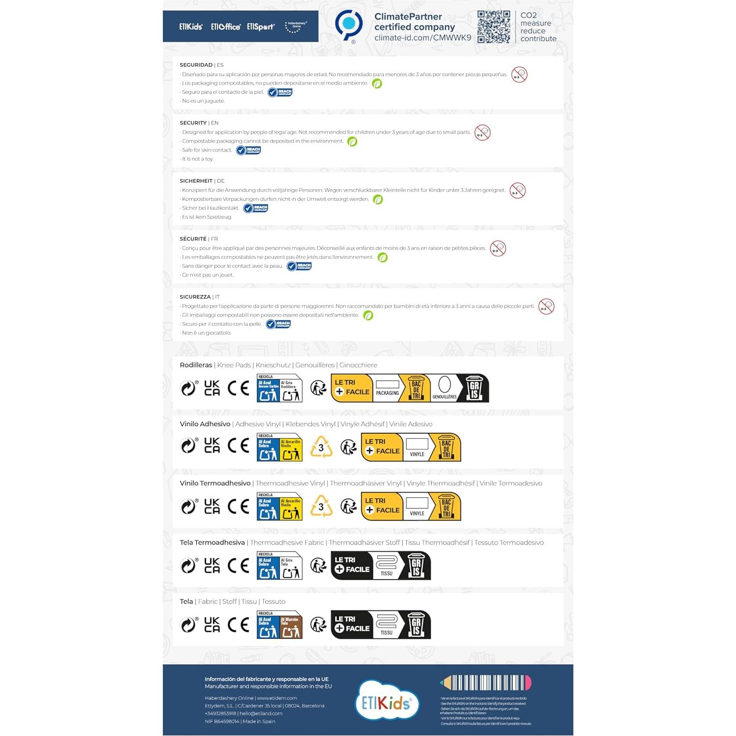 Tablero Táctico de Voleibol Etisport Doble Cara 30.5x20.5cm