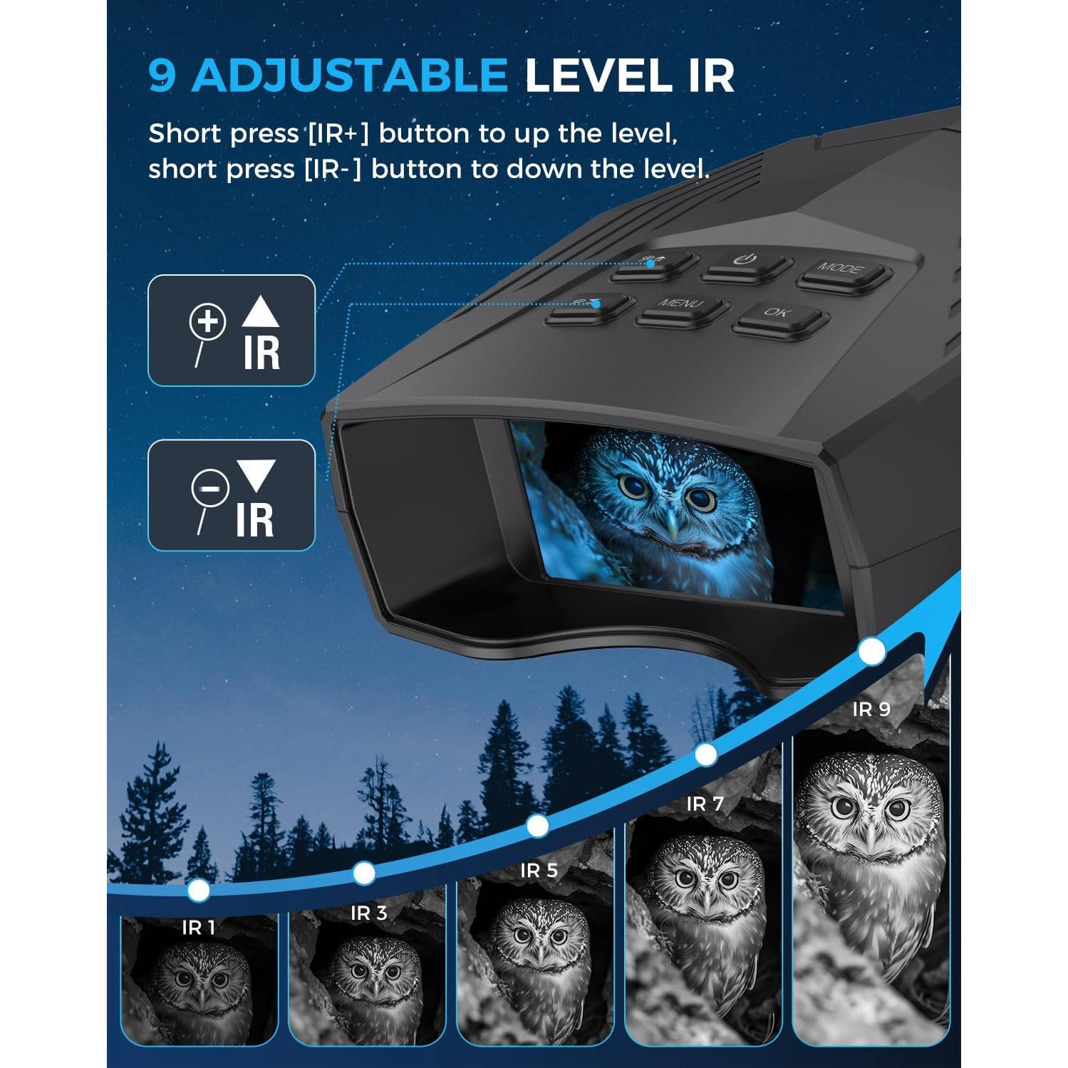 Gafas de Visión Nocturna - Shenzhen Z8 5K Infrarrojas 10X