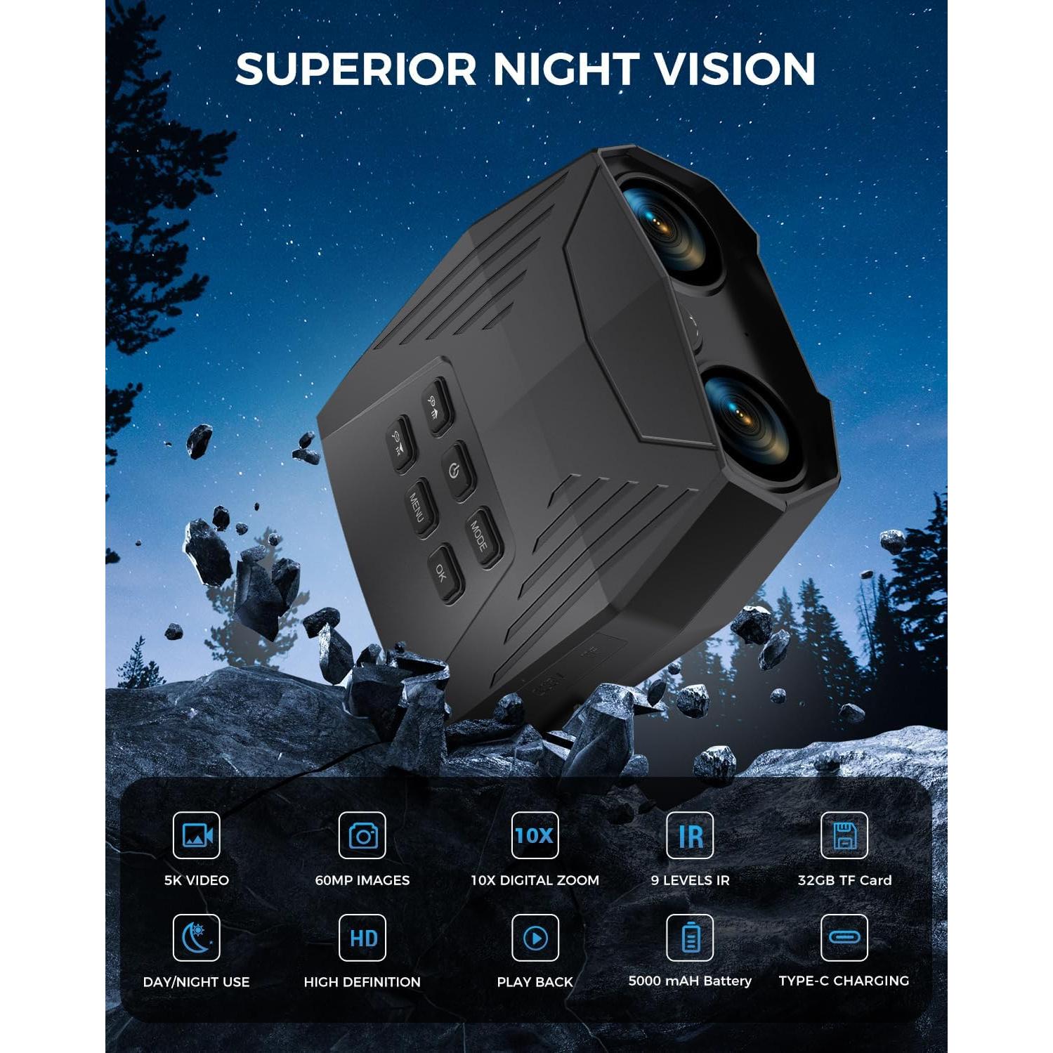 Gafas de Visión Nocturna - Shenzhen Z8 5K Infrarrojas 10X