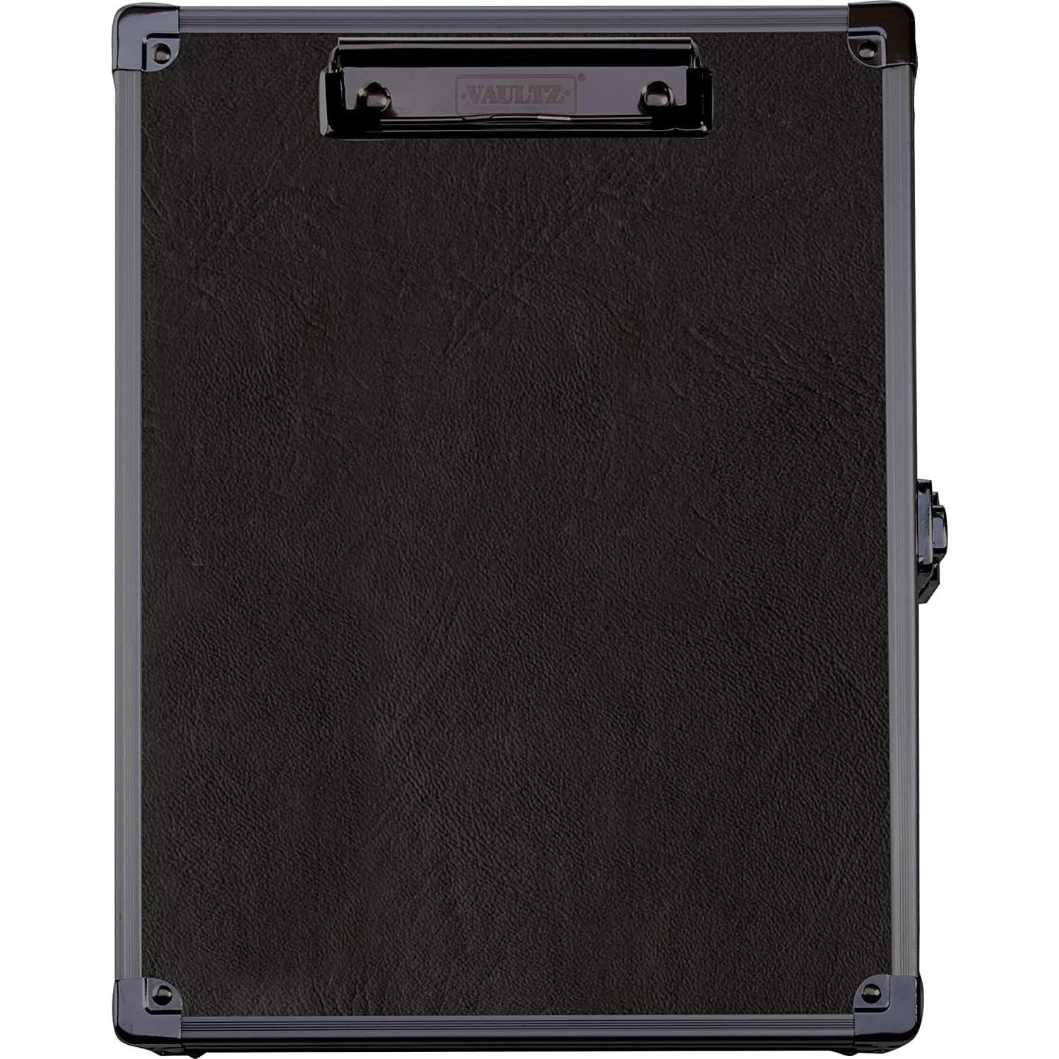 Clipboard de Almacenamiento Vaultz con Cerradura, 5.46x24.77cm, Negro