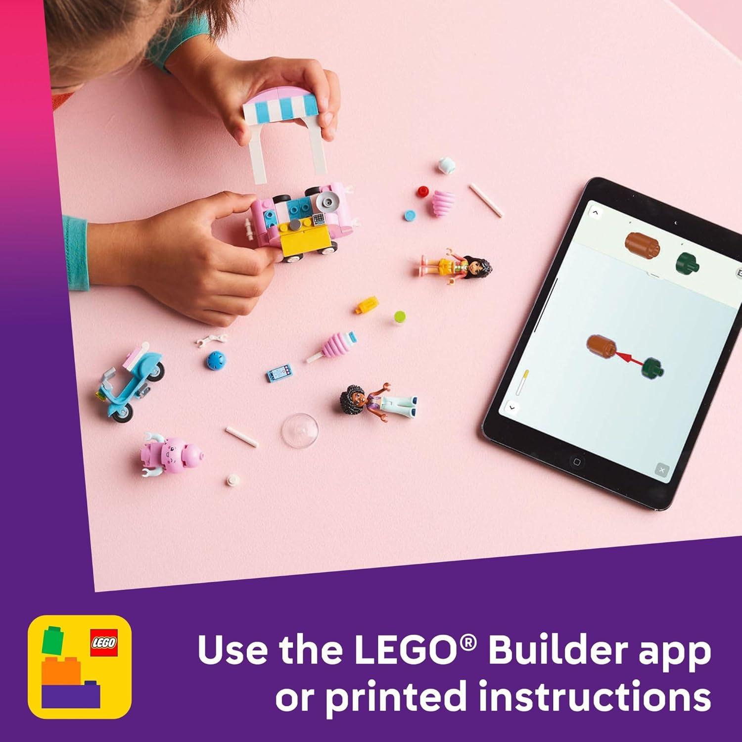 LEGO Friends Carrito de Algodón de Azúcar y Scooter - 42643