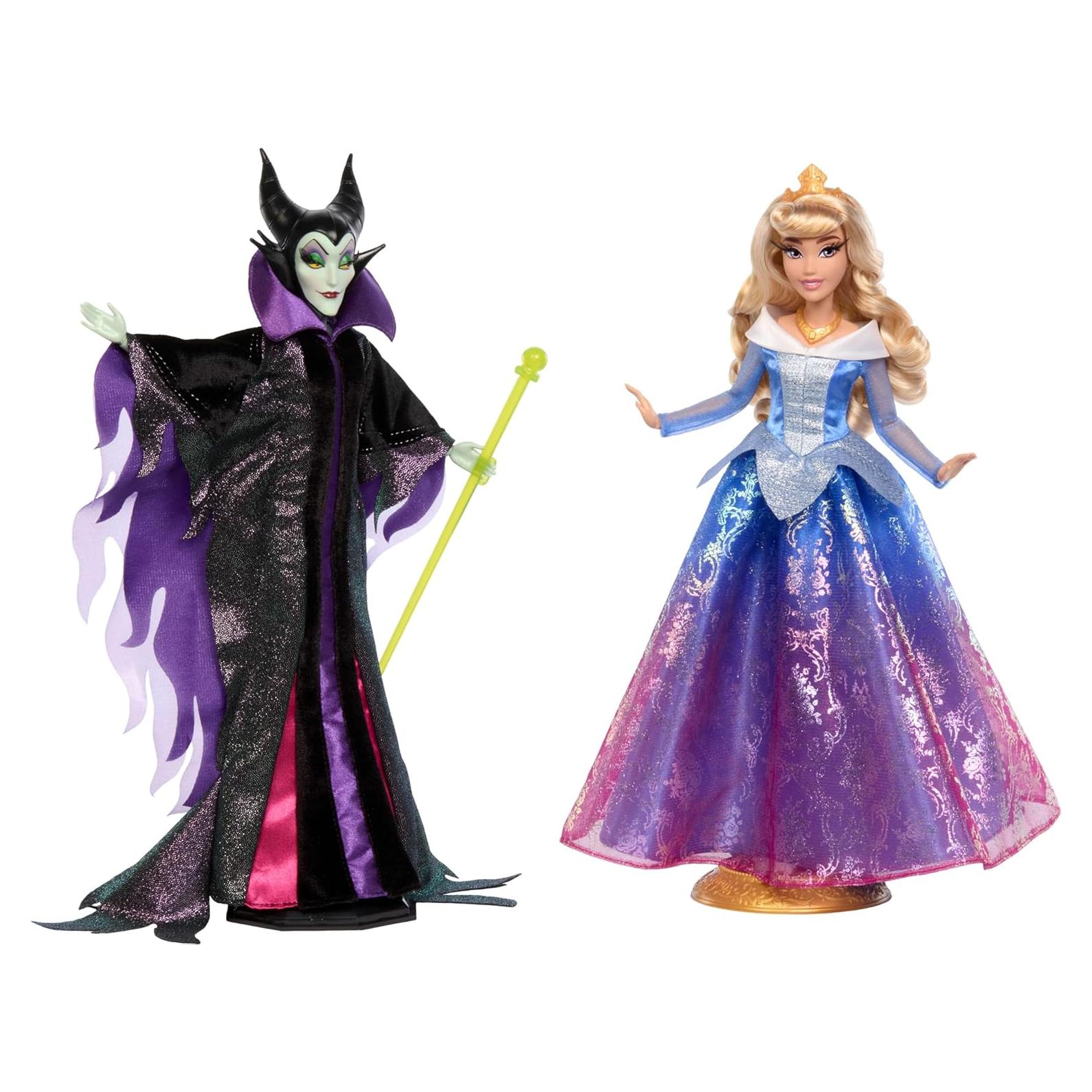 Conjunto de Muñecas Malefica y Aurora Mattel 29 cm