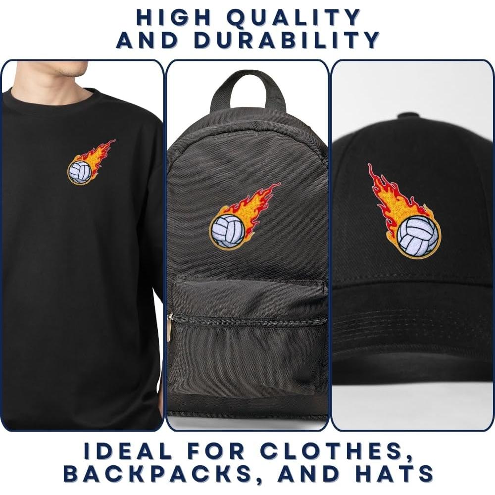 Parche Bordado de Voleibol EMBRO BOF 4.45x10.16 cm