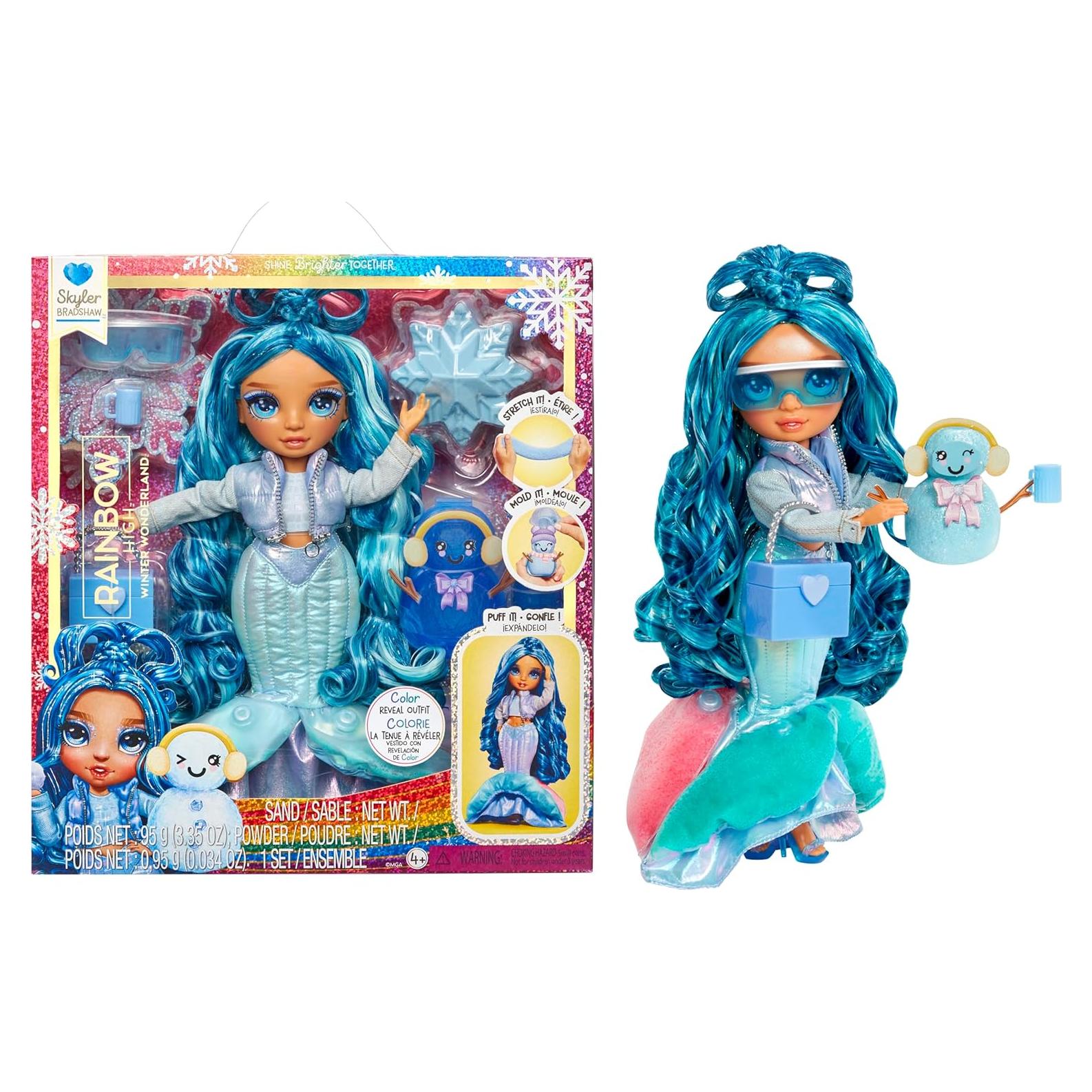 Muñeca de Moda Skyler Rainbow High 28 cm con Nieve Mágica