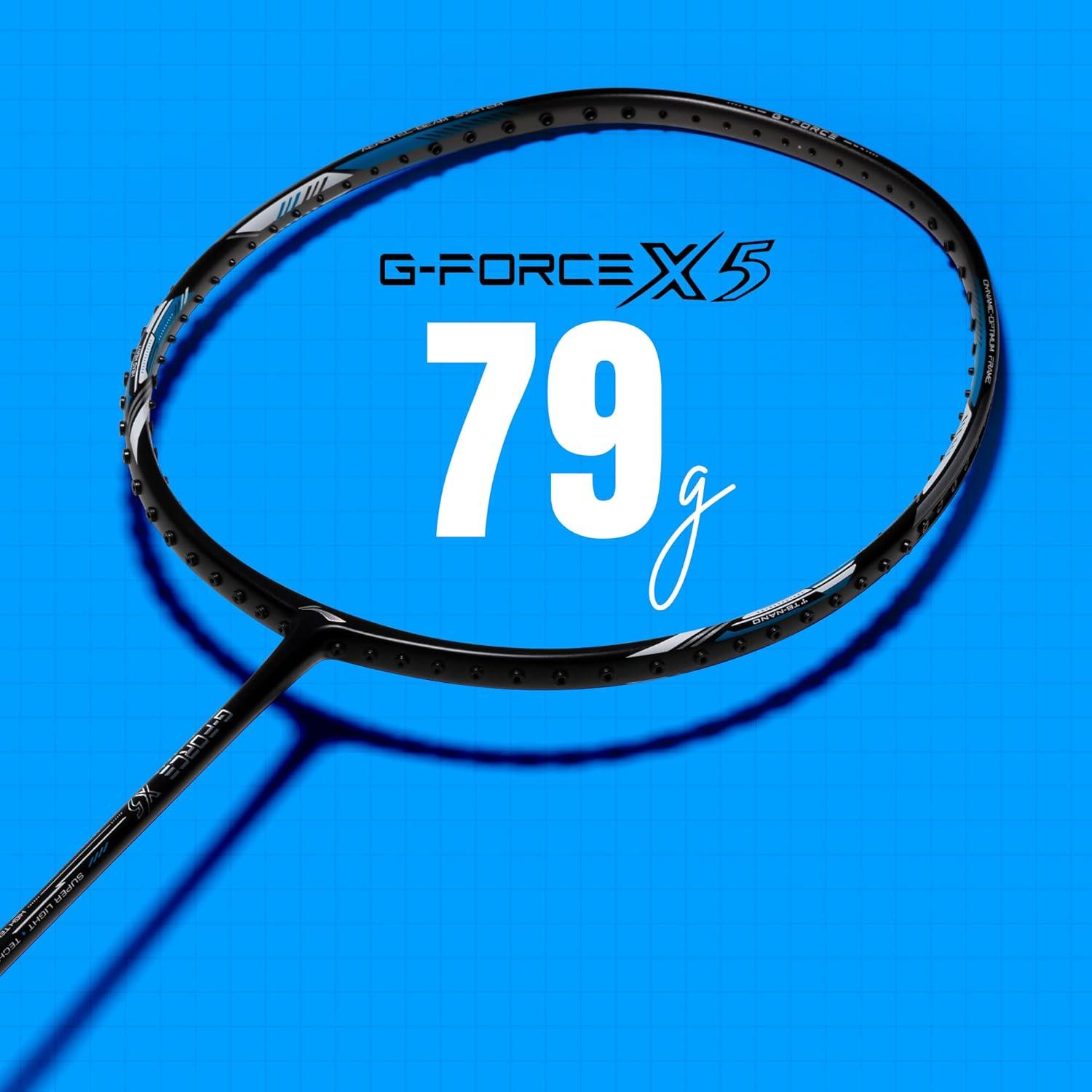 Raqueta de Bádminton LI-NING G-Force X5 79g Profesional
