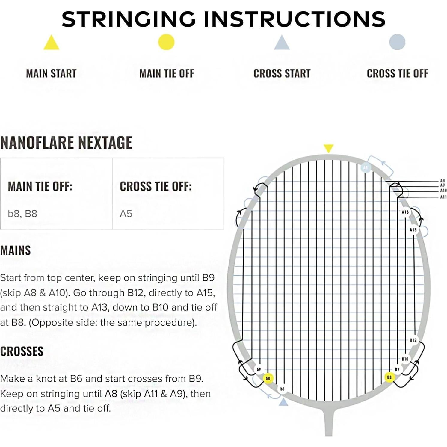 Raqueta de Bádminton YONEX Nanoflare Nextage 83g Grafito