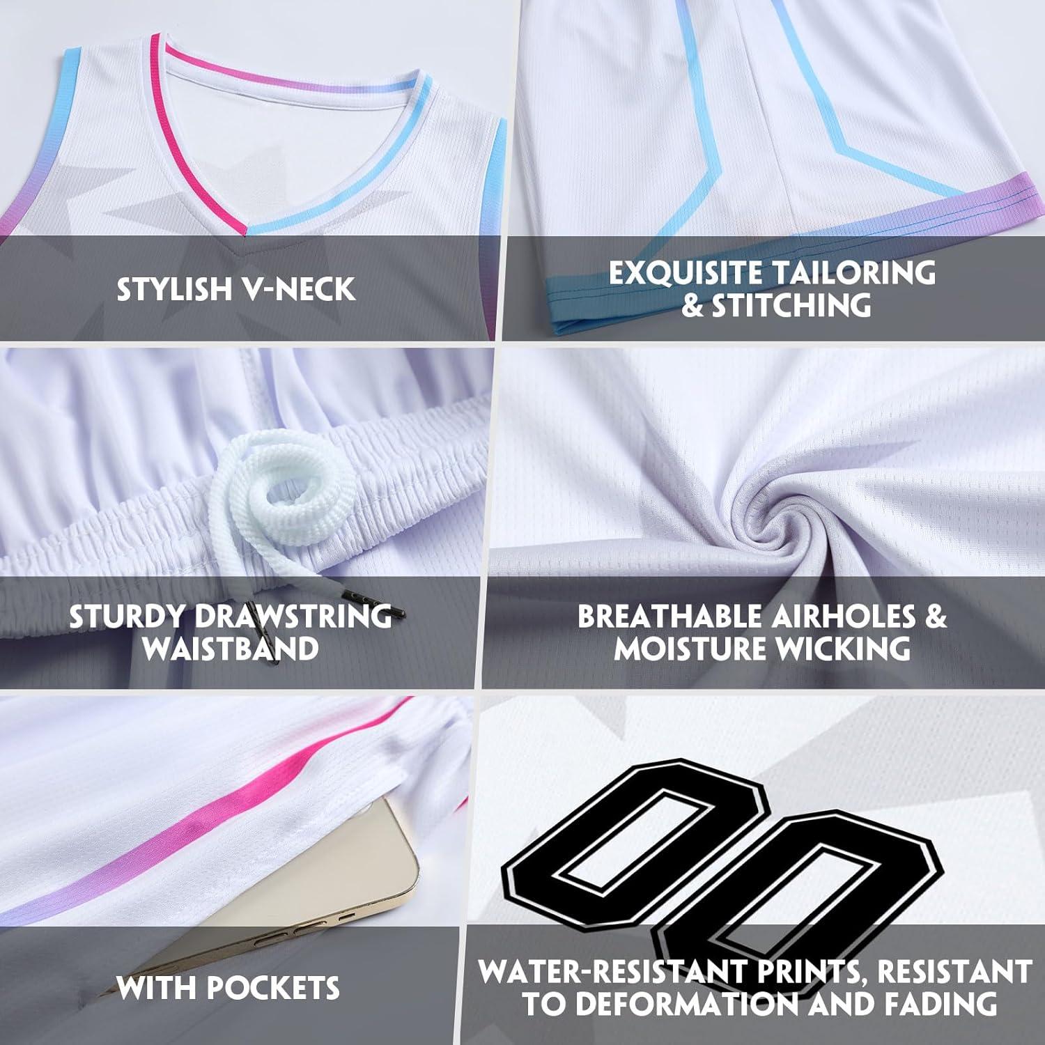 Jersey de Baloncesto Personalizado Macchiole Unisex Azul Zafiro