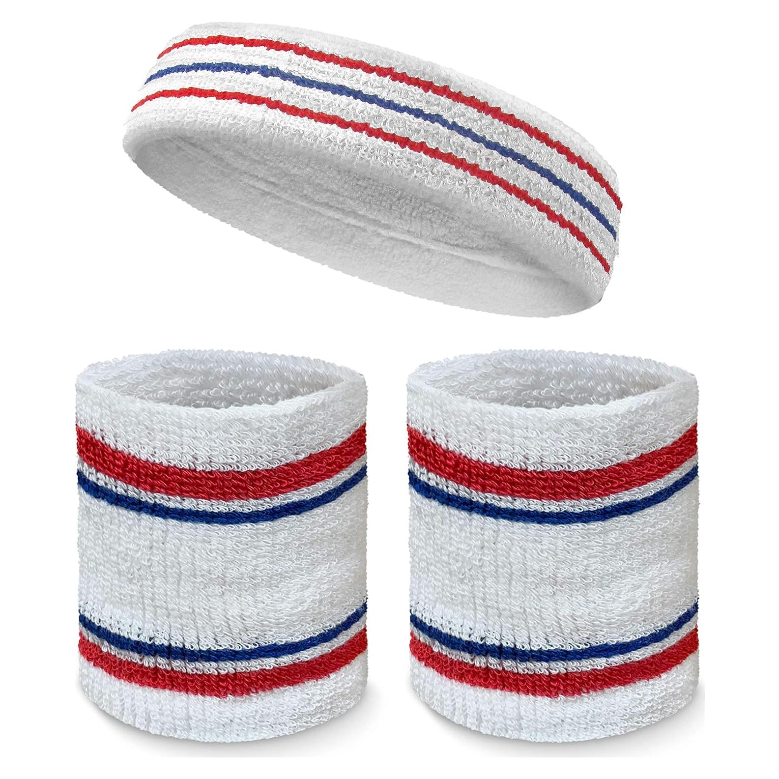 Banda de Sudor COUVER Estilo Tenis Conjunto 3 Piezas