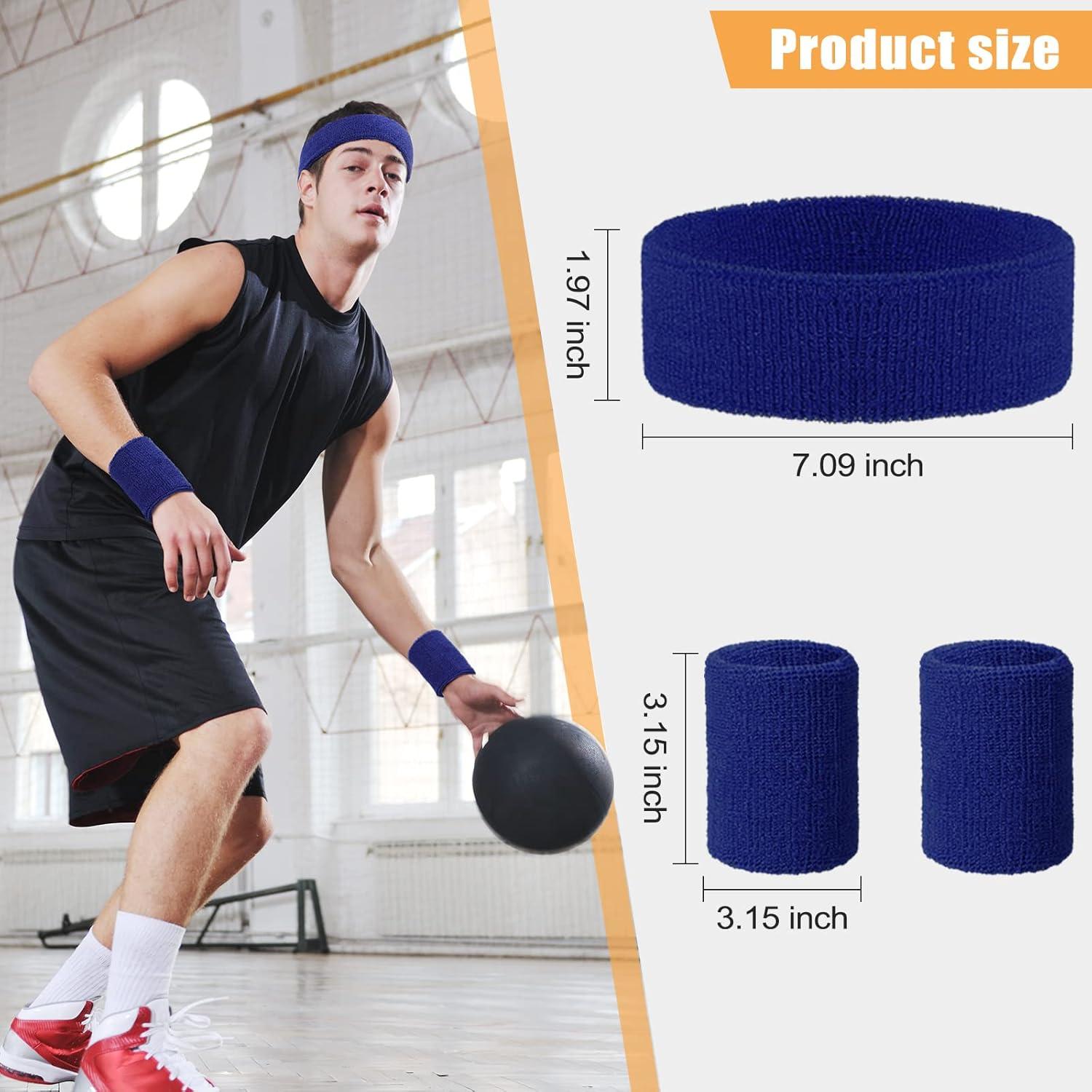 Set 42 Pcs Bandas para la Cabeza y Muñequera Vicenpal