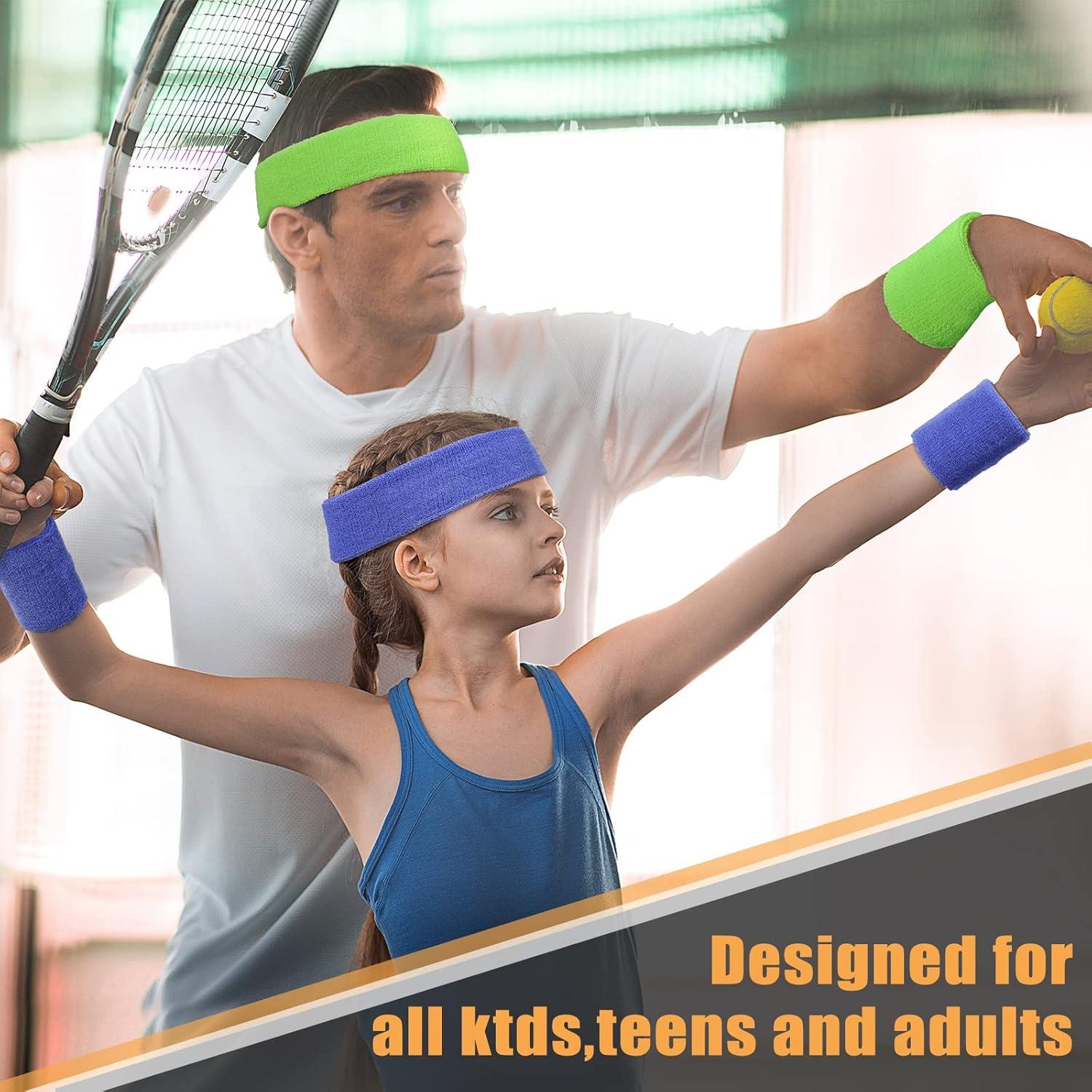 Set 42 Pcs Bandas para la Cabeza y Muñequera Vicenpal