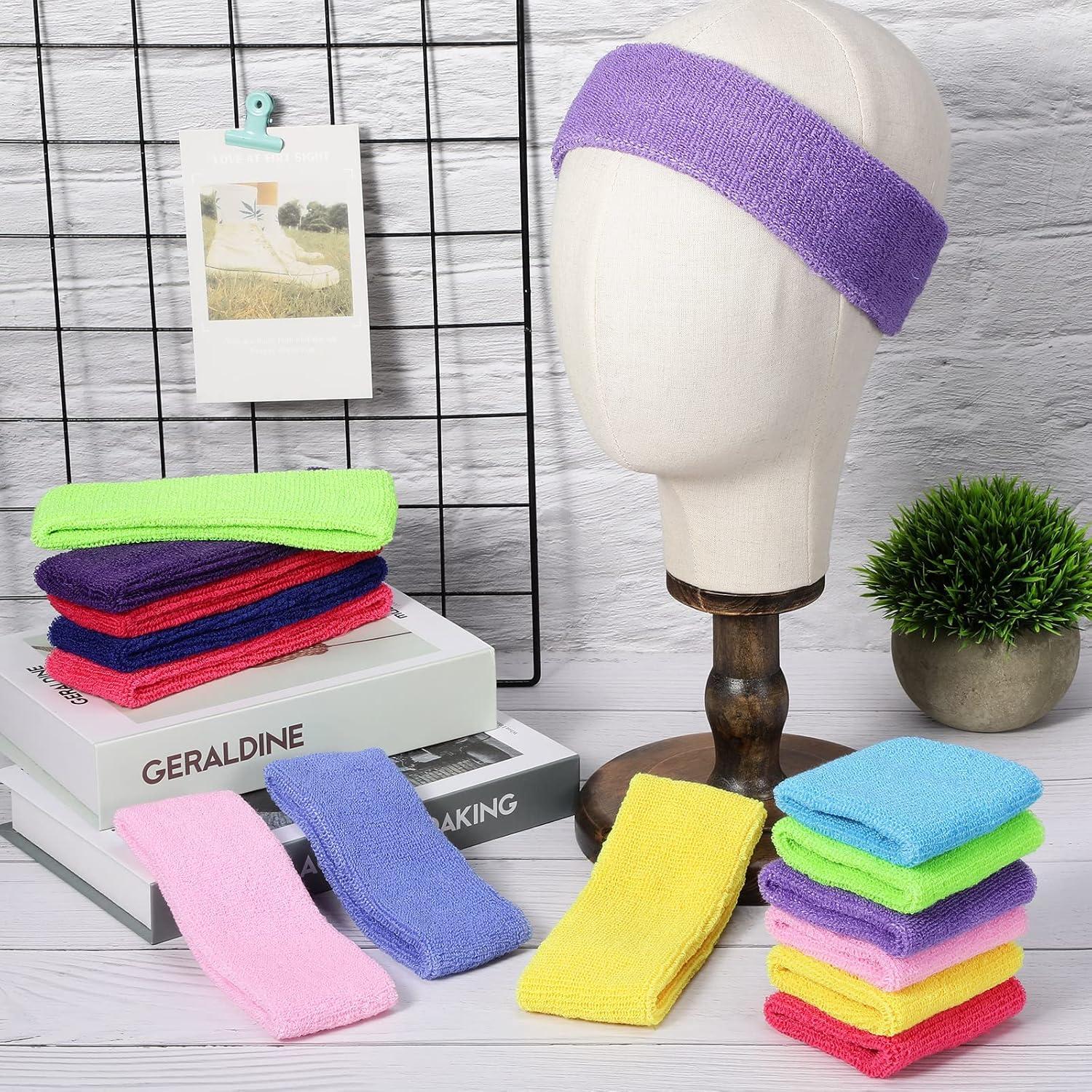 Set 42 Pcs Bandas para la Cabeza y Muñequera Vicenpal