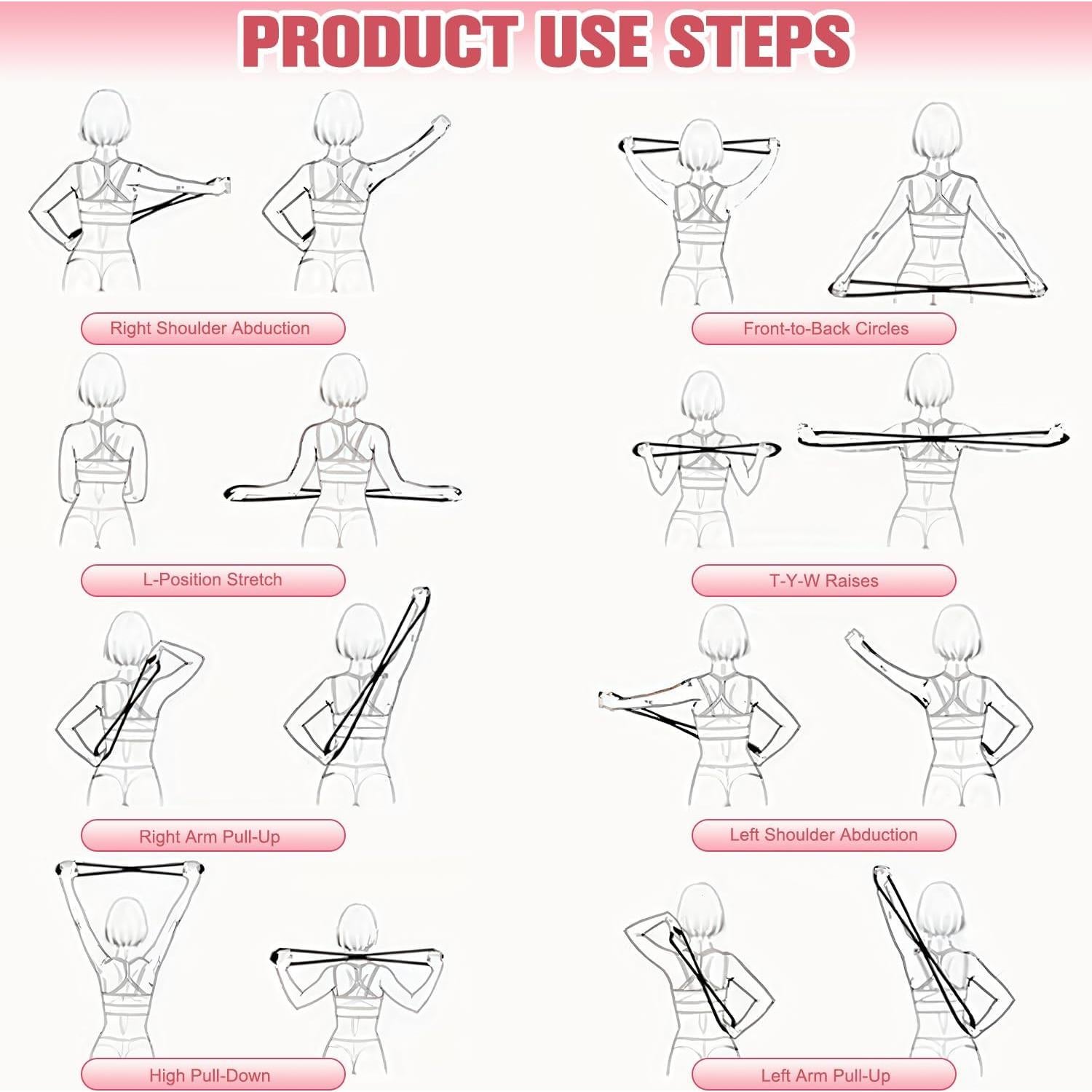Bandas de Resistencia Timeno QQS1 para Yoga y Ejercicio