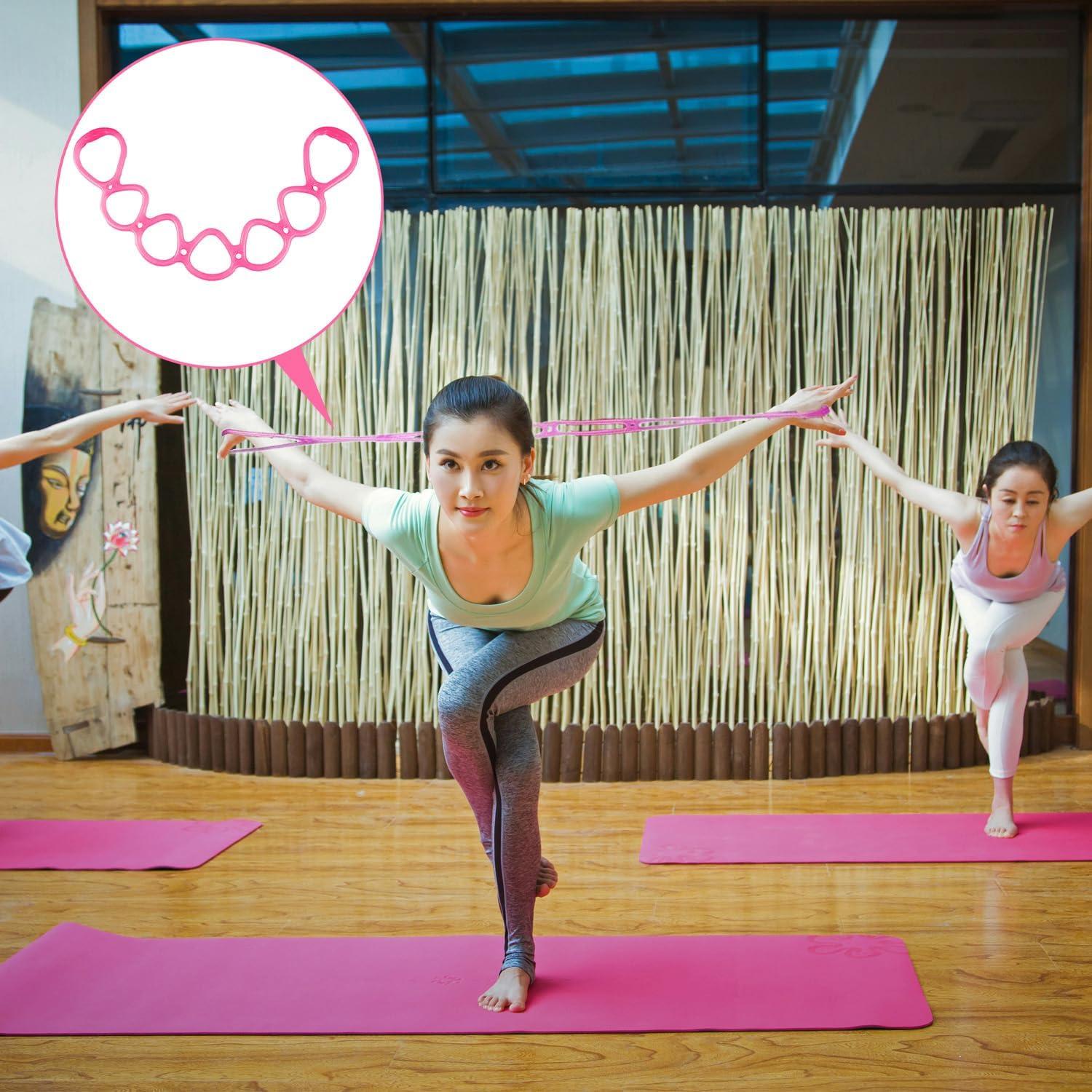 Banda de Resistencia Ajustable Reicyfang 7 Anillos Rosa 70x11 cm