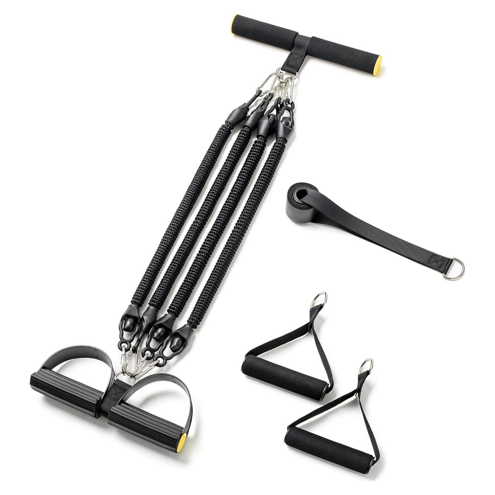 Juego de Bandas de Resistencia TKR-001 con Pedal Ajustable 11.34 kg