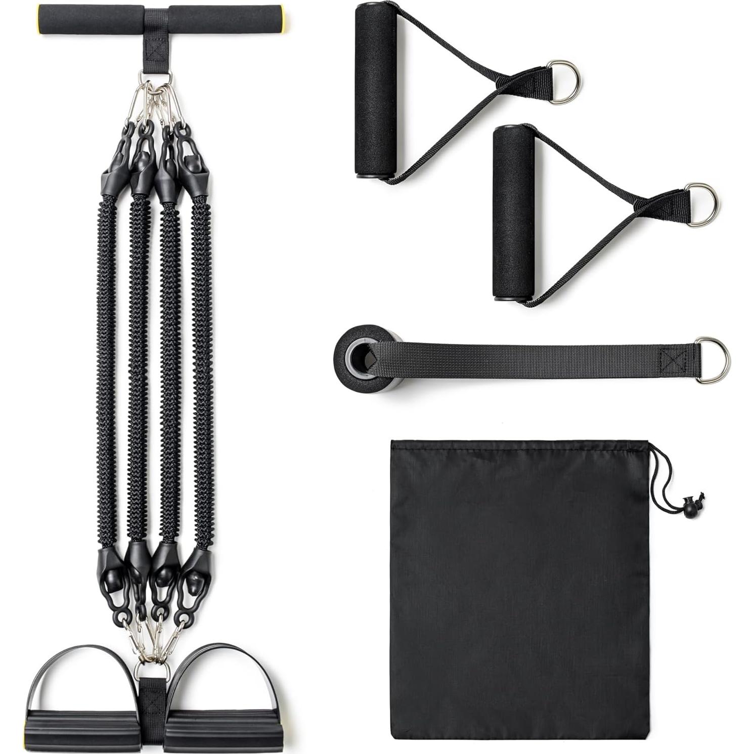 Juego de Bandas de Resistencia TKR-001 con Pedal Ajustable 11.34 kg