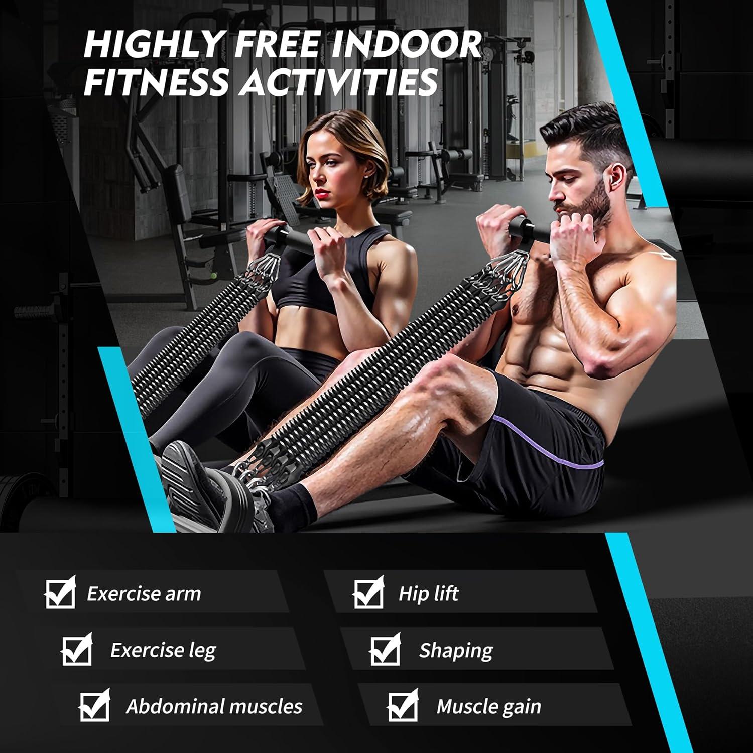 Juego de Bandas de Resistencia TKR-001 con Pedal Ajustable 11.34 kg