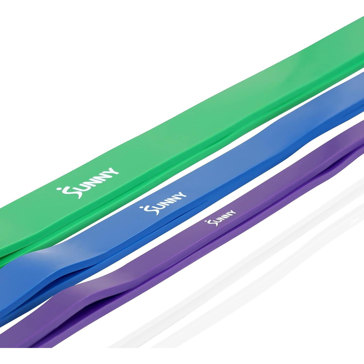 Bandas de Resistencia Sunny Health & Fitness - Combo 4 Pzas 10-75 LB