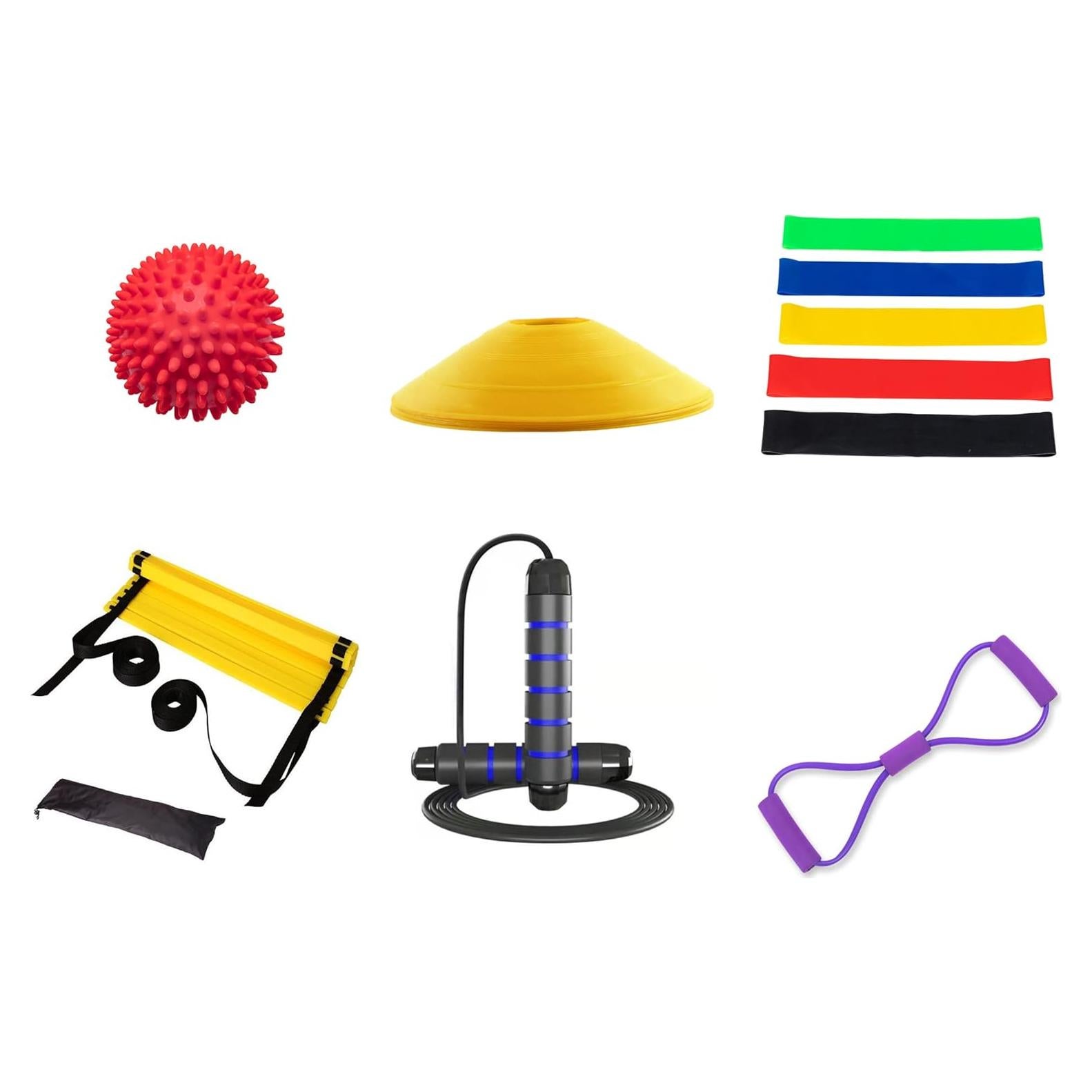 Equipo de Entrenamiento Litflyele - Escalera de Agilidad y Banda