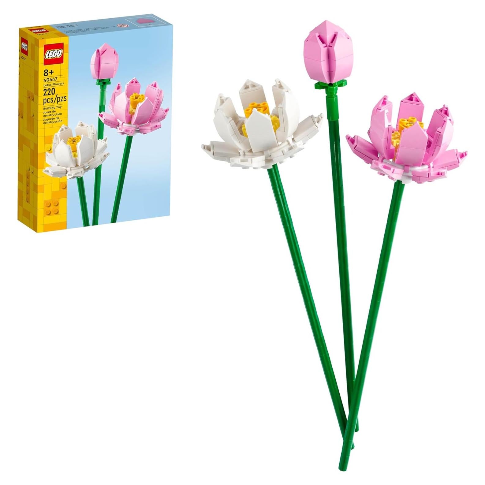 LEGO Flores de Loto 40647 - Juguete de Construcción 220 Pzas