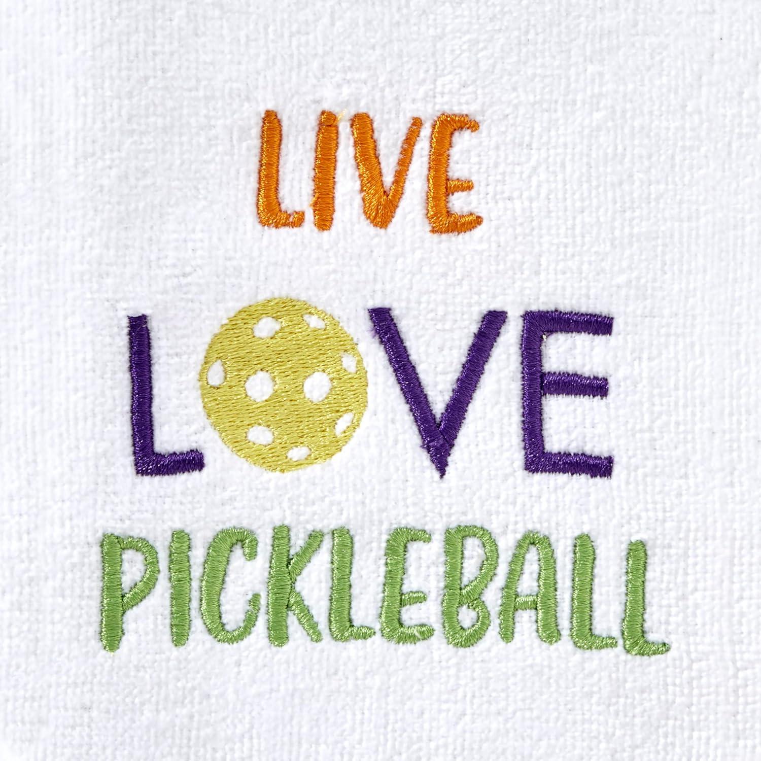 Toallas de Mano SKL Home Vive Ama Pickleball 2 Piezas