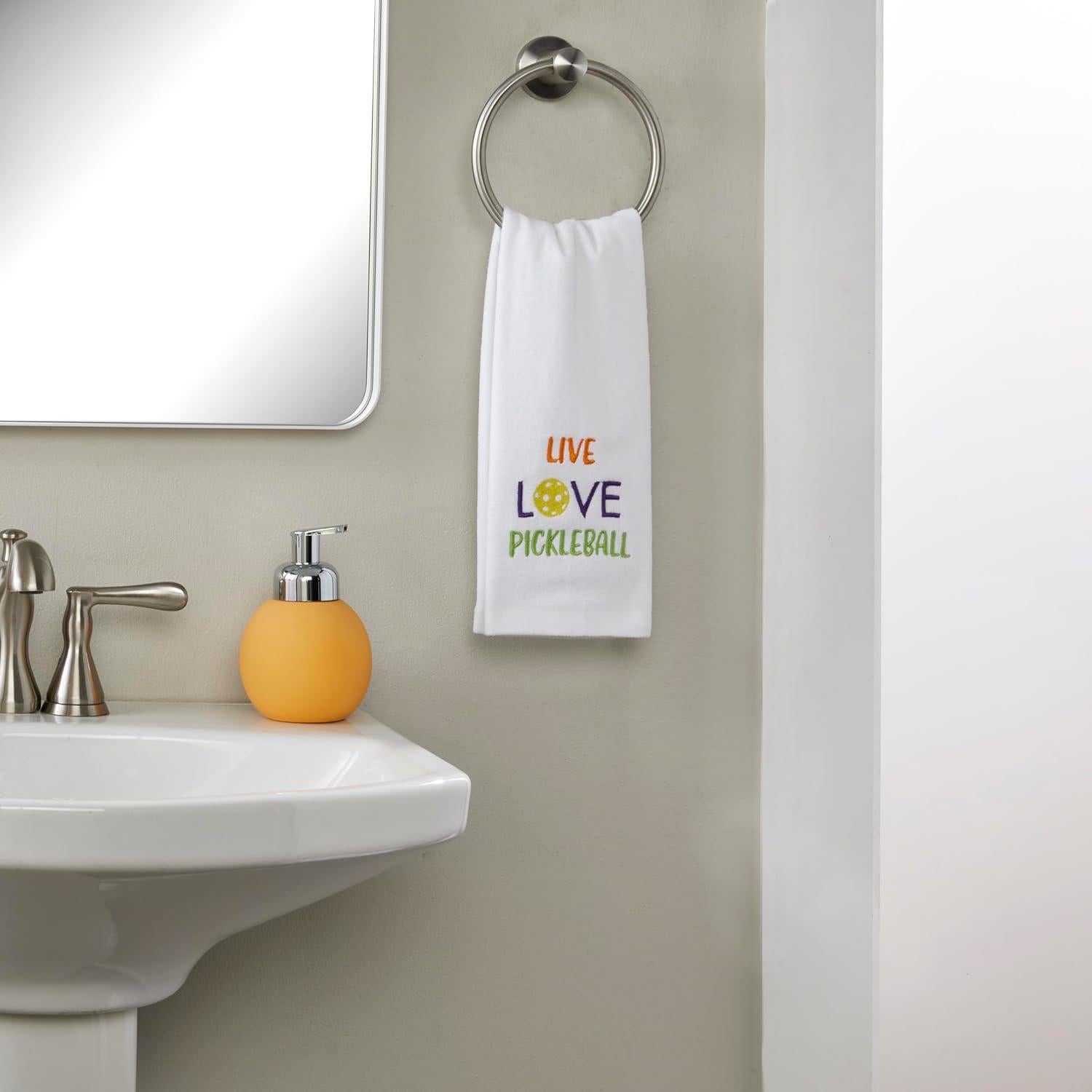 Toallas de Mano SKL Home Vive Ama Pickleball 2 Piezas