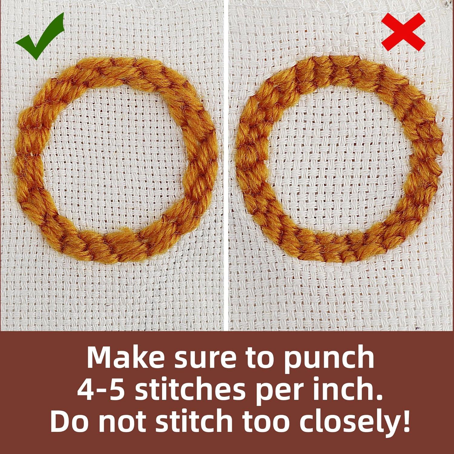 Kit de Posavasos Punch Needle Temlum para Principiantes