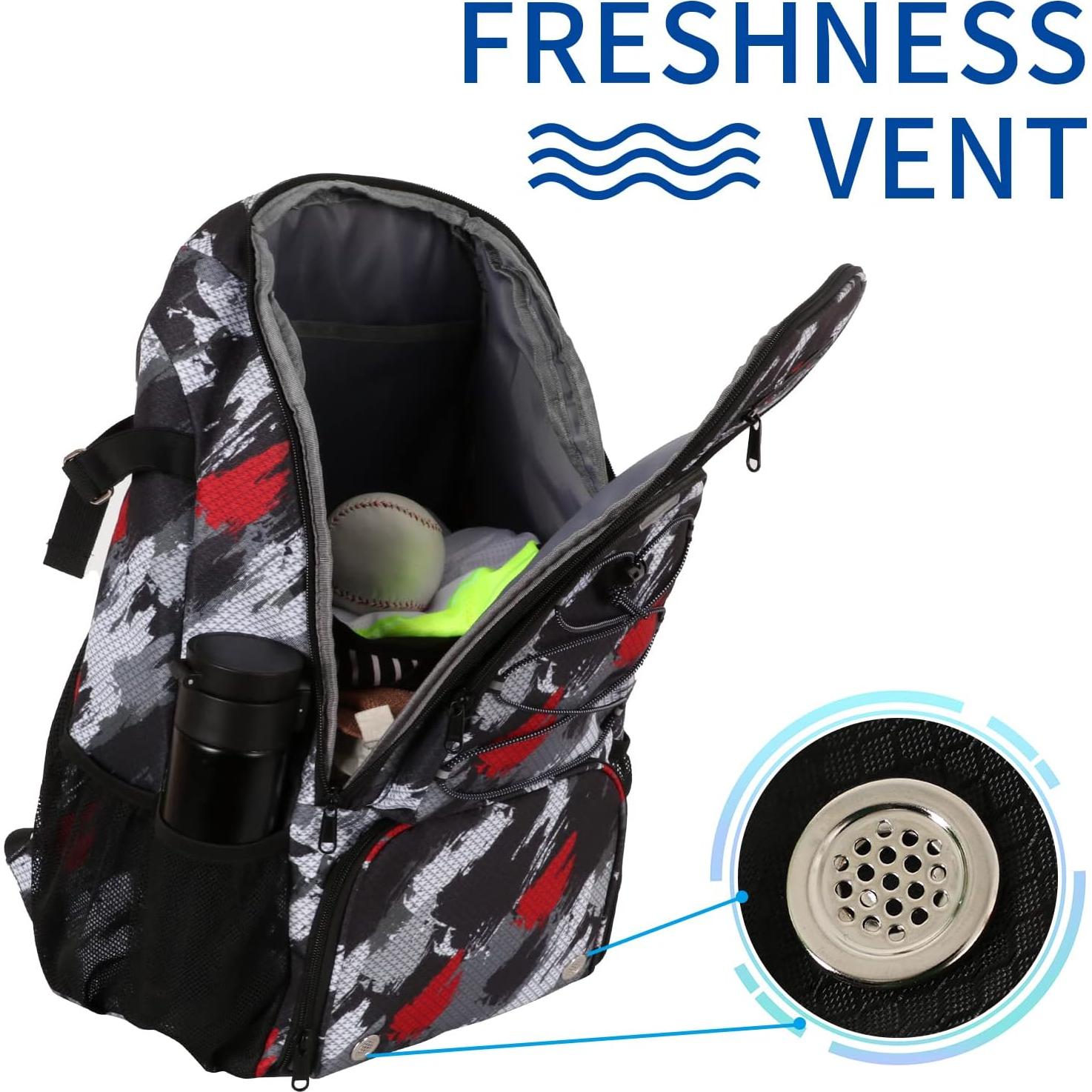 Mochila de Béisbol Wpole con Compartimento para Zapatos 49cm