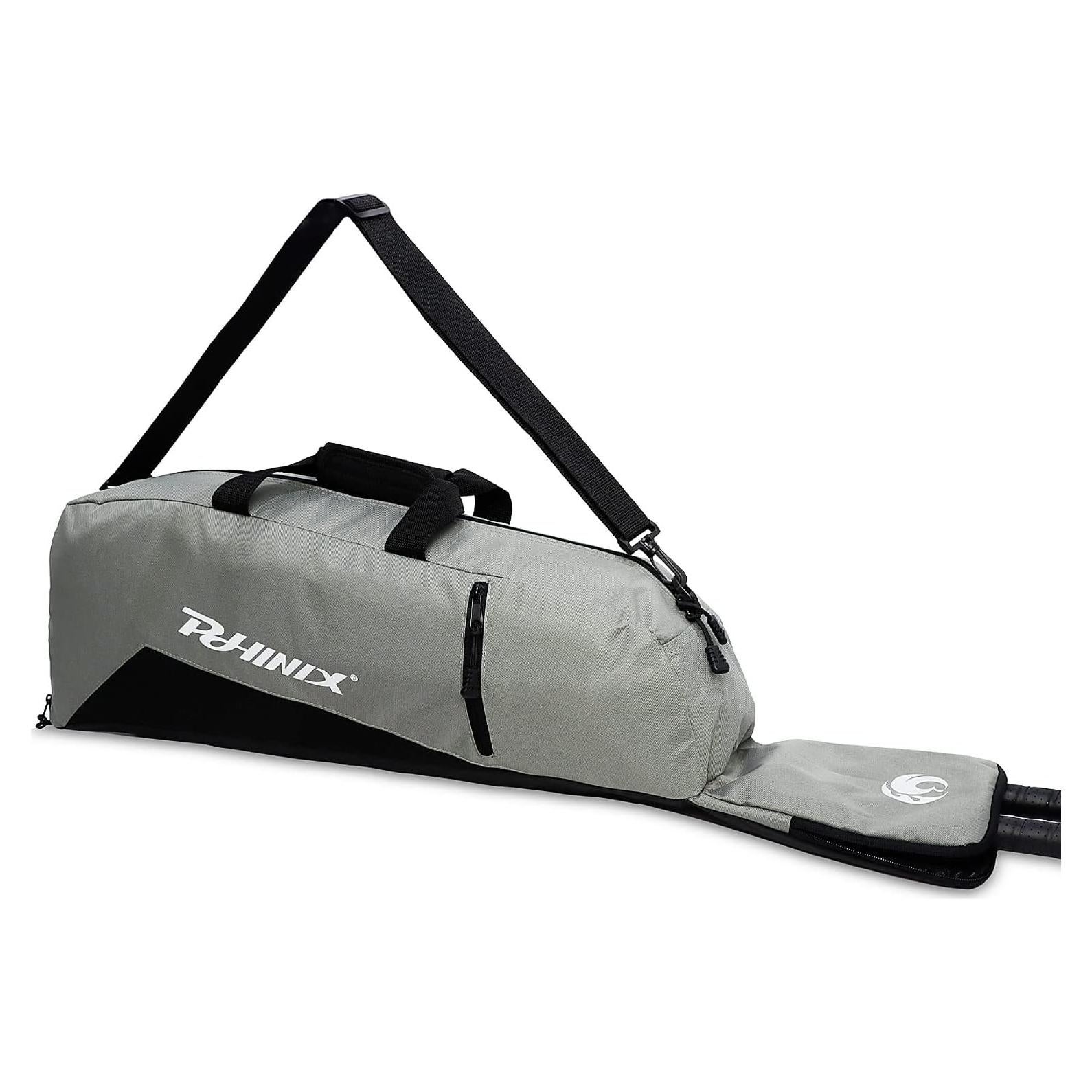 Bolsa de equipo PHINIX para T Ball - 25L, Gris y Negro