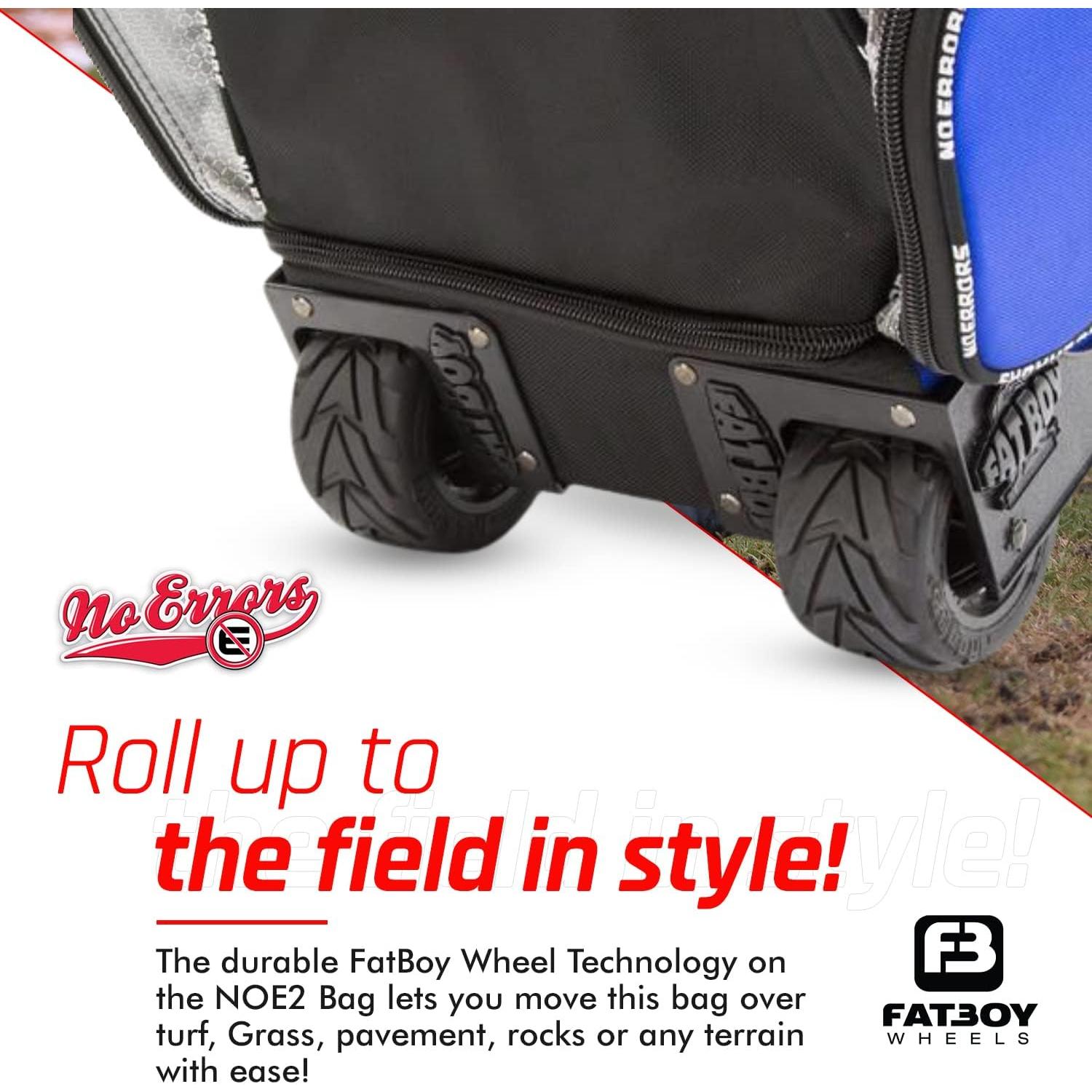 Bolsa de Equipamiento NOE2 con Ruedas para Béisbol - Azul Claro