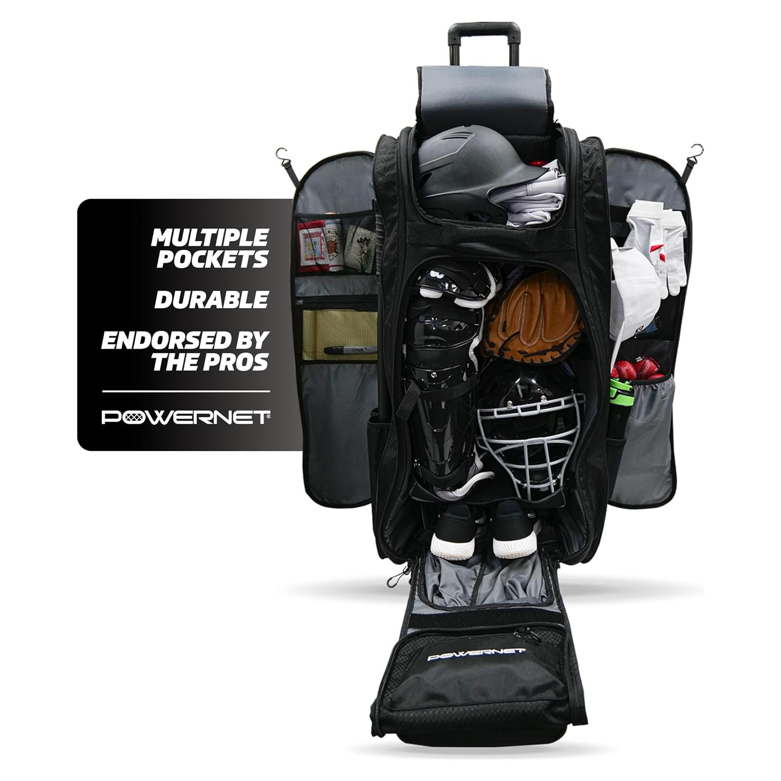 Bolsa de Captura PowerNet Optimus Rodante para Béisbol y Softbol