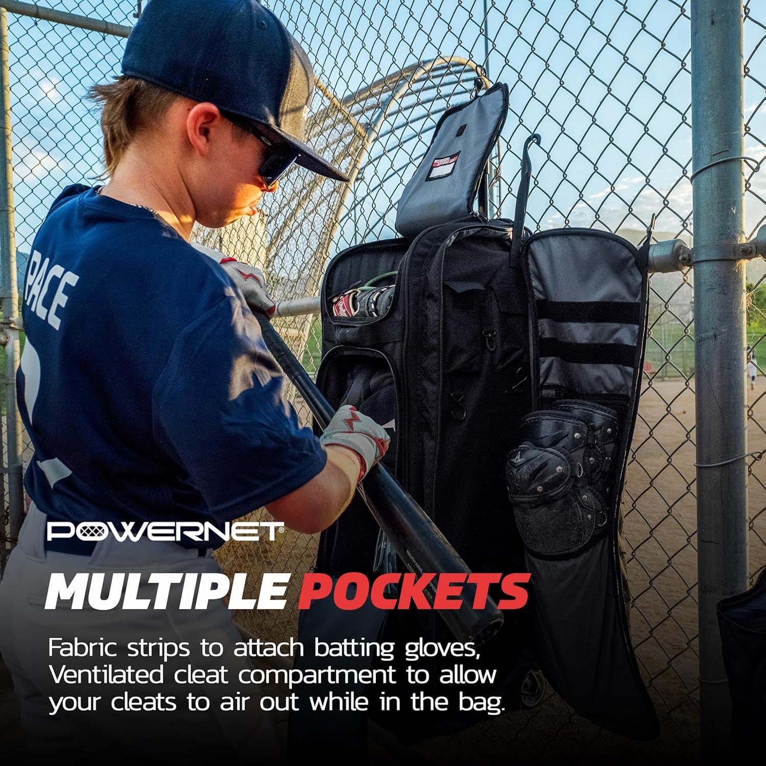 Bolsa de Captura PowerNet Optimus Rodante para Béisbol y Softbol
