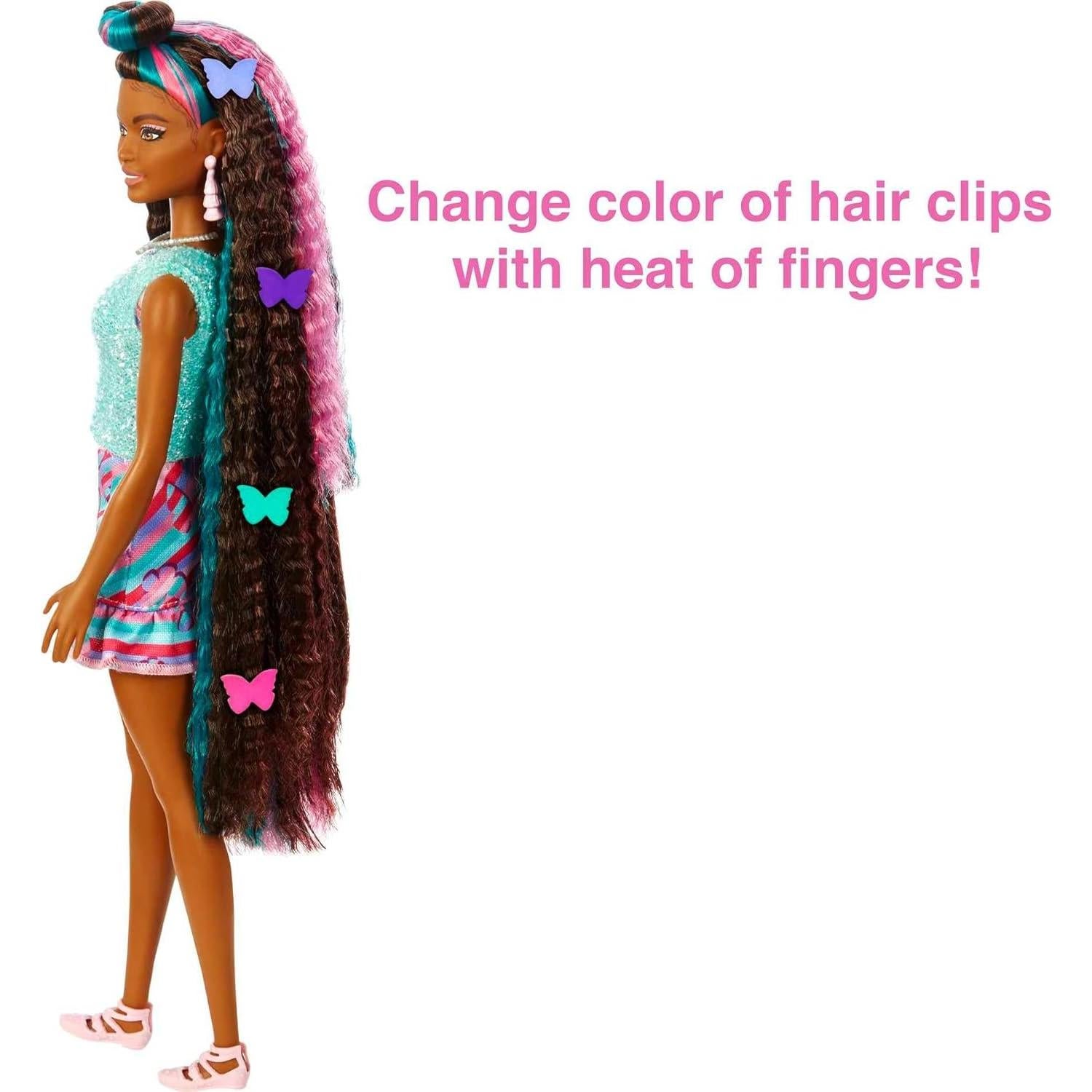 Muñeca Barbie Pelo Total Mariposa 21.5 cm 15 Accesorios