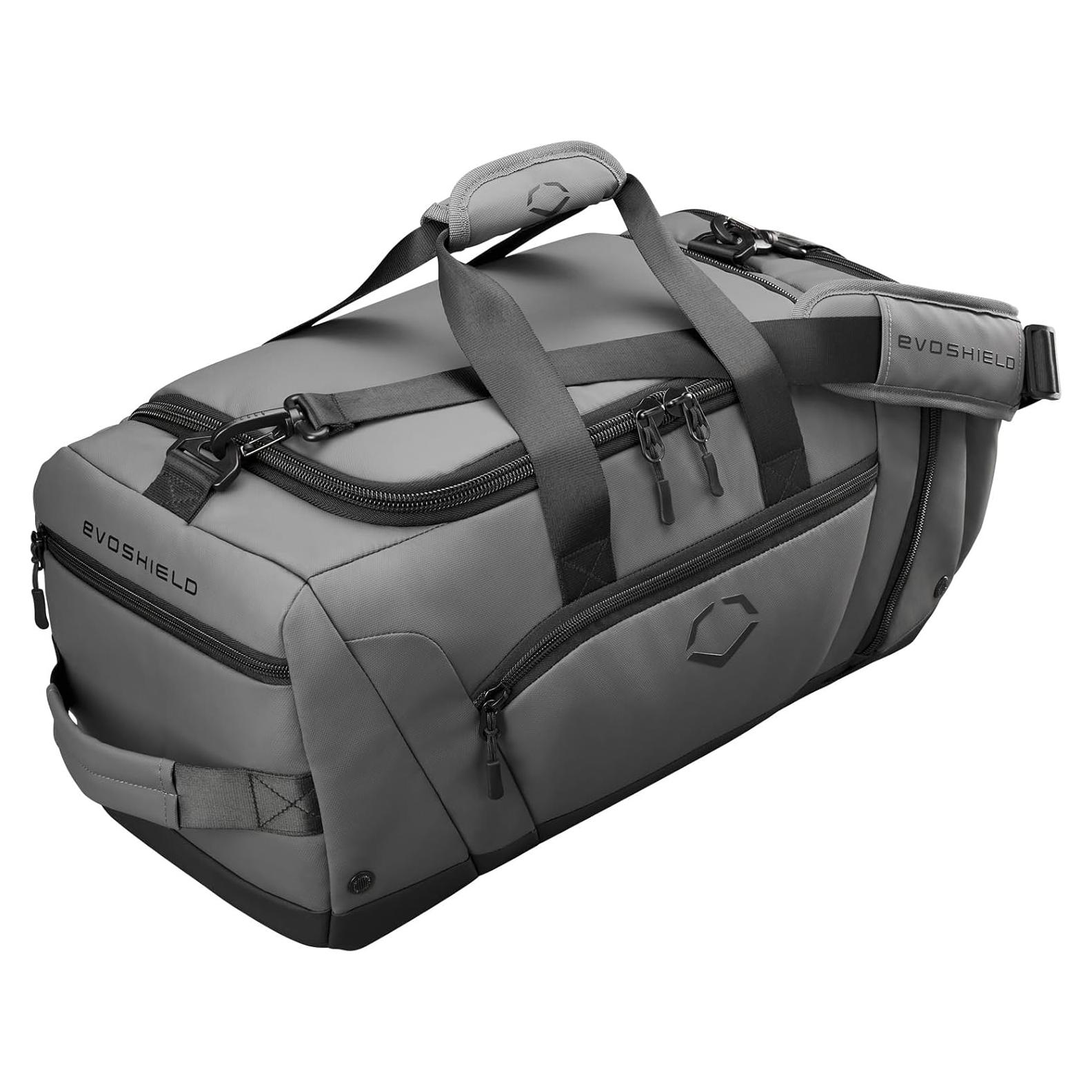 Bolsa Duffle de Entrenamiento EvoShield Carbón 25.4x22.9 cm