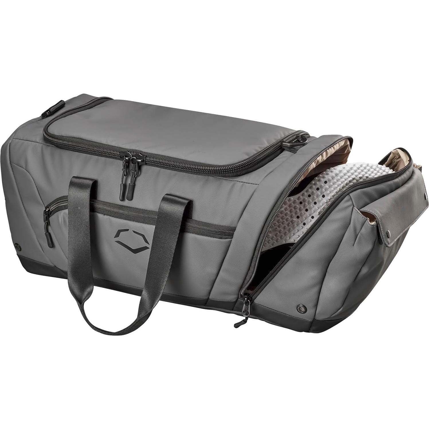 Bolsa Duffle de Entrenamiento EvoShield Carbón 25.4x22.9 cm