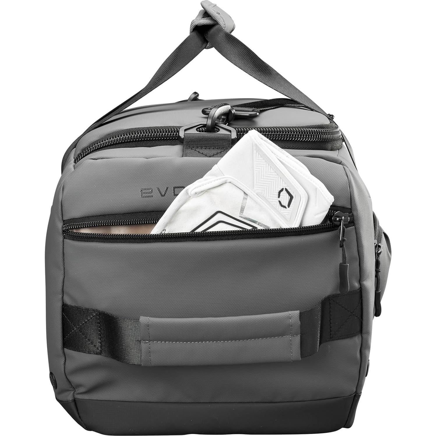 Bolsa Duffle de Entrenamiento EvoShield Carbón 25.4x22.9 cm