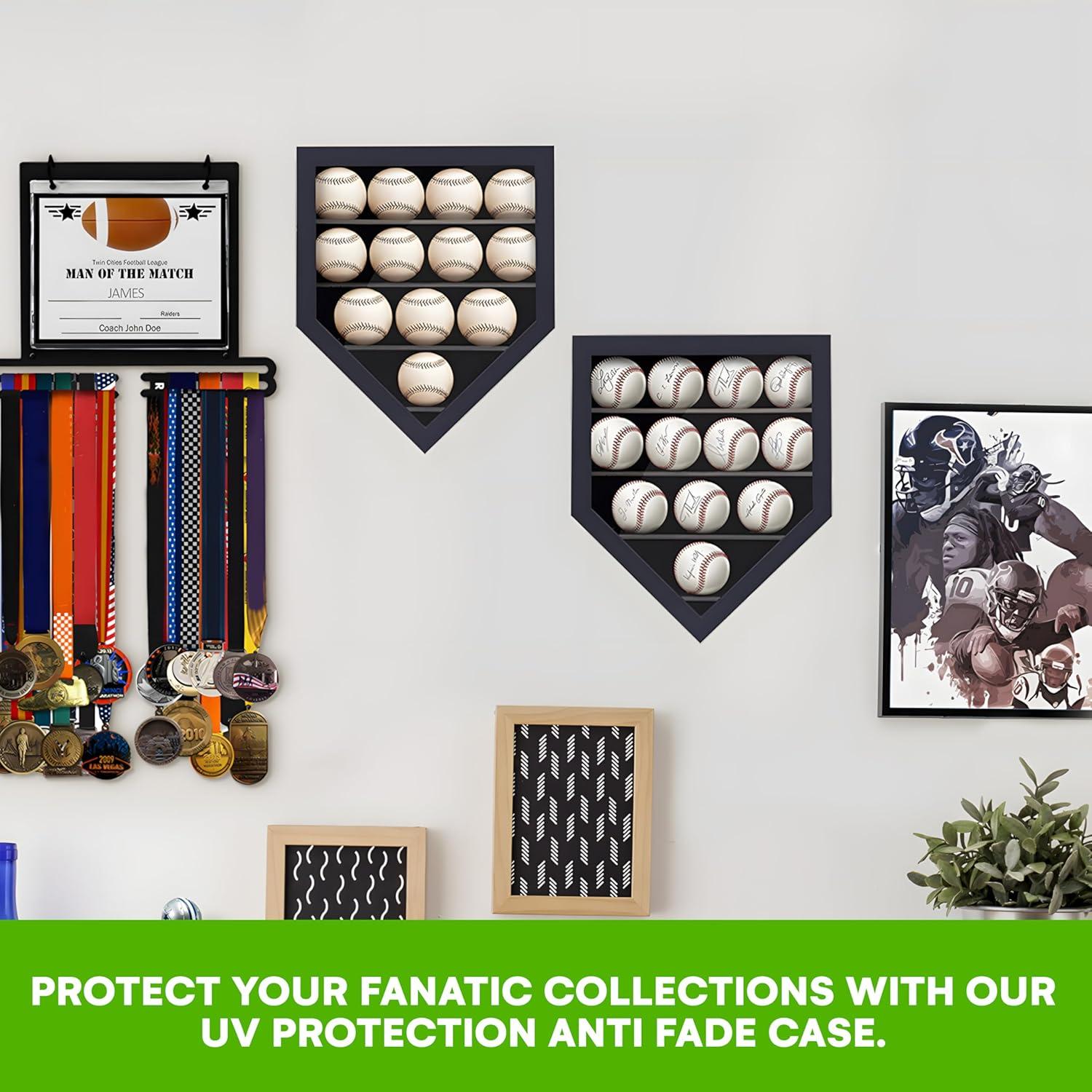 Estuche de exhibición para pelotas de béisbol Flybold 20 unidades