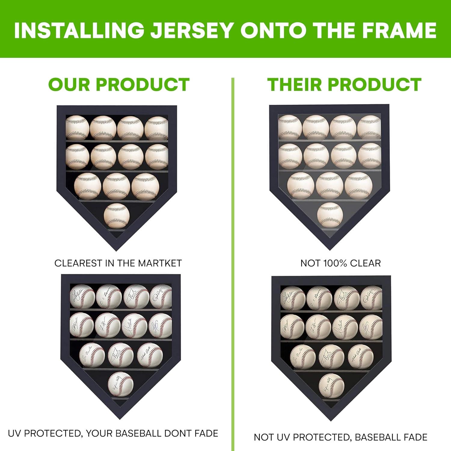 Estuche de exhibición para pelotas de béisbol Flybold 20 unidades