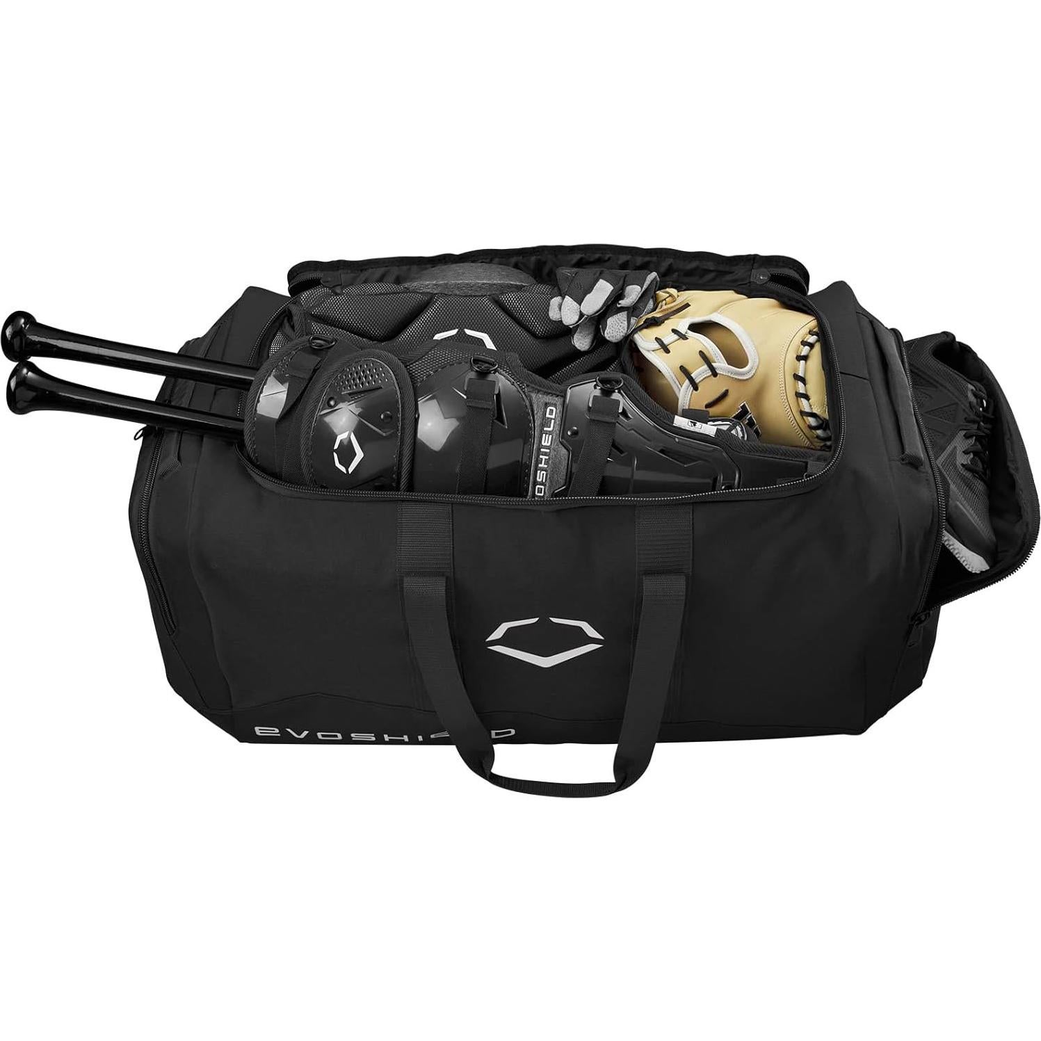 Bolsa de Duffle EvoShield Game Day - Negro - 25.7x17.8x7.6cm