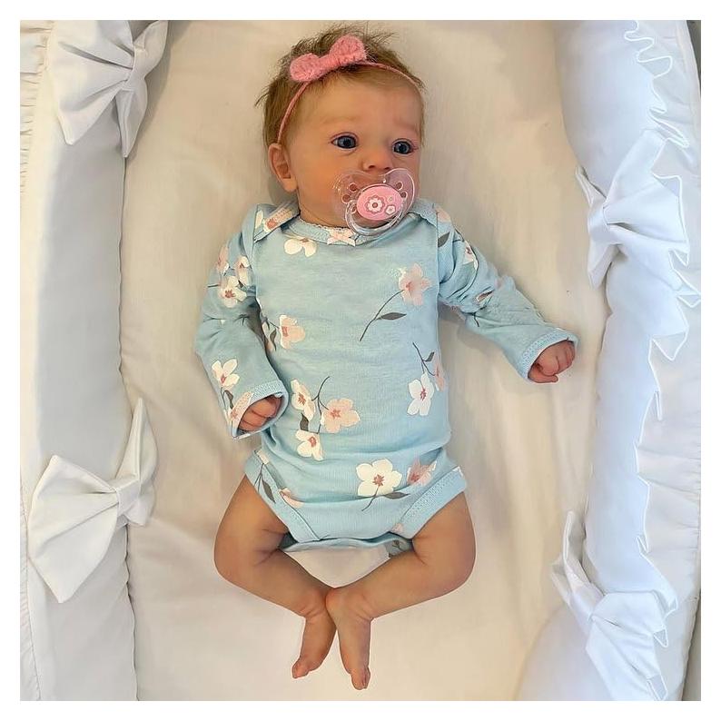 Muñeca de bebé renacido SCOM Felicia 43 cm realista